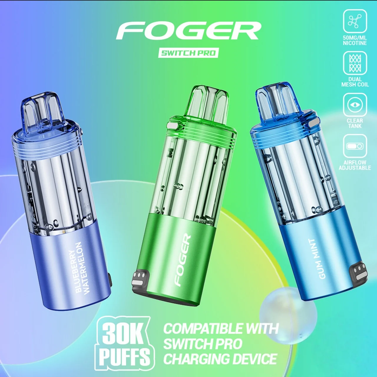 Foger Switch Pro 30000 Disposable Pod 19ml 5%