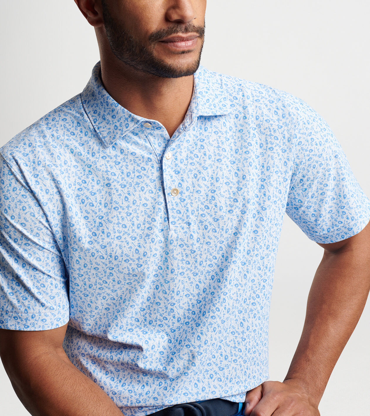 Shuckin' Season Performance Mesh Polo