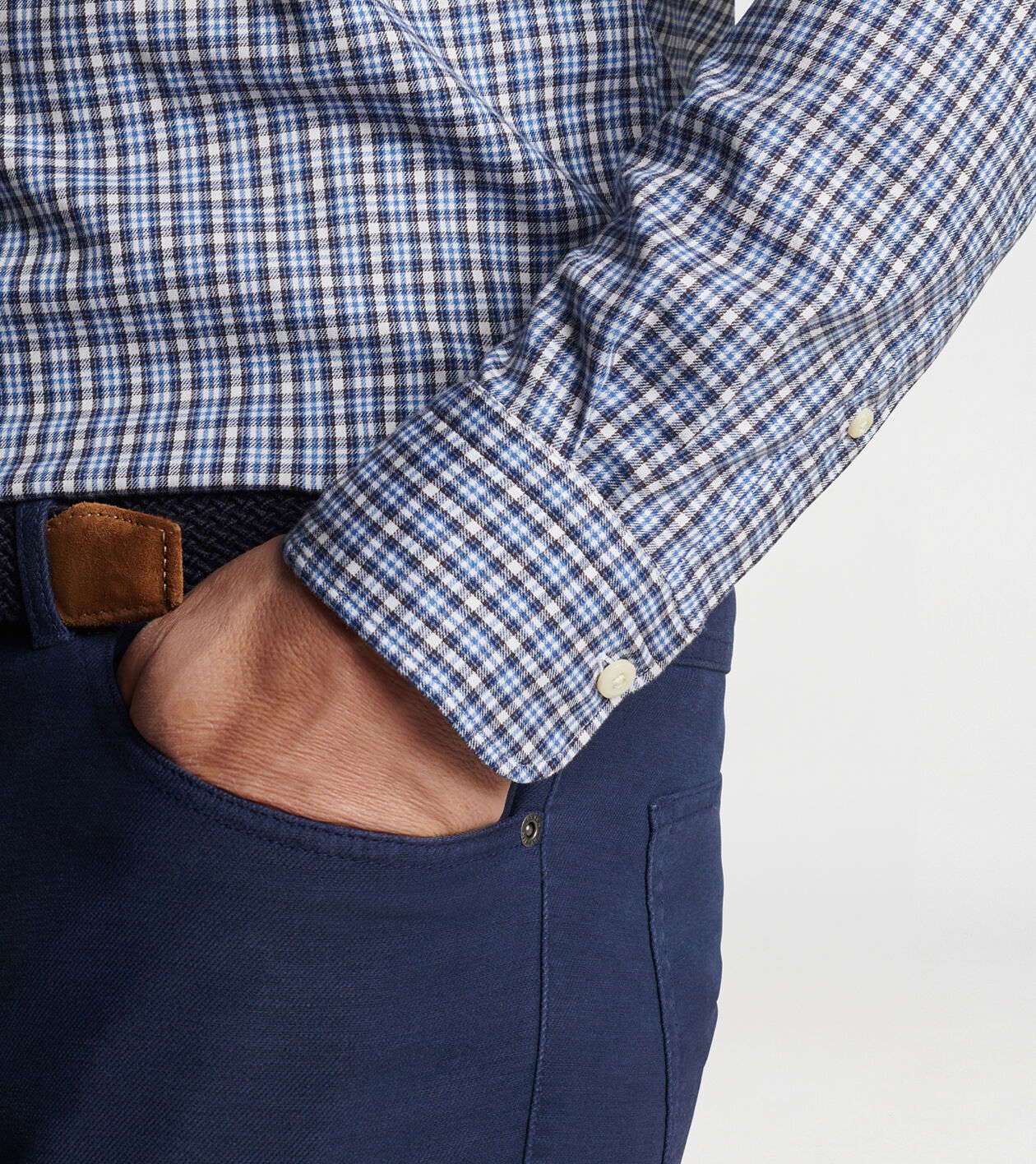 Welland Flannelite Cotton-Stretch Sport Shirt