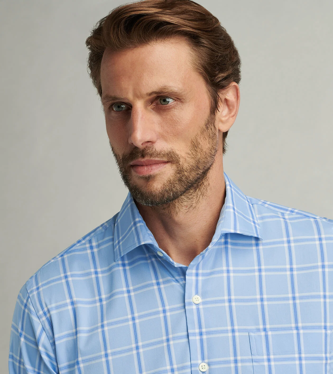 Ullswater Crown Lite Cotton-Stretch Sport Shirt