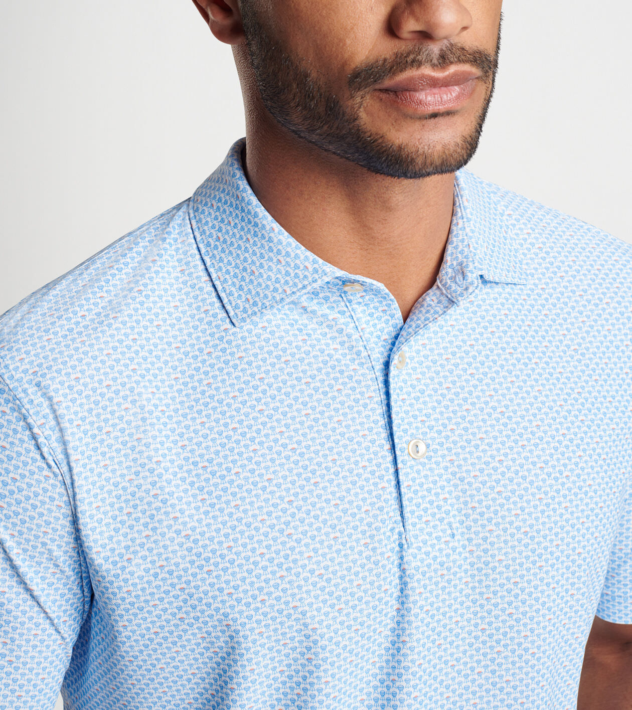 Grill and Chill Performance Mesh Polo