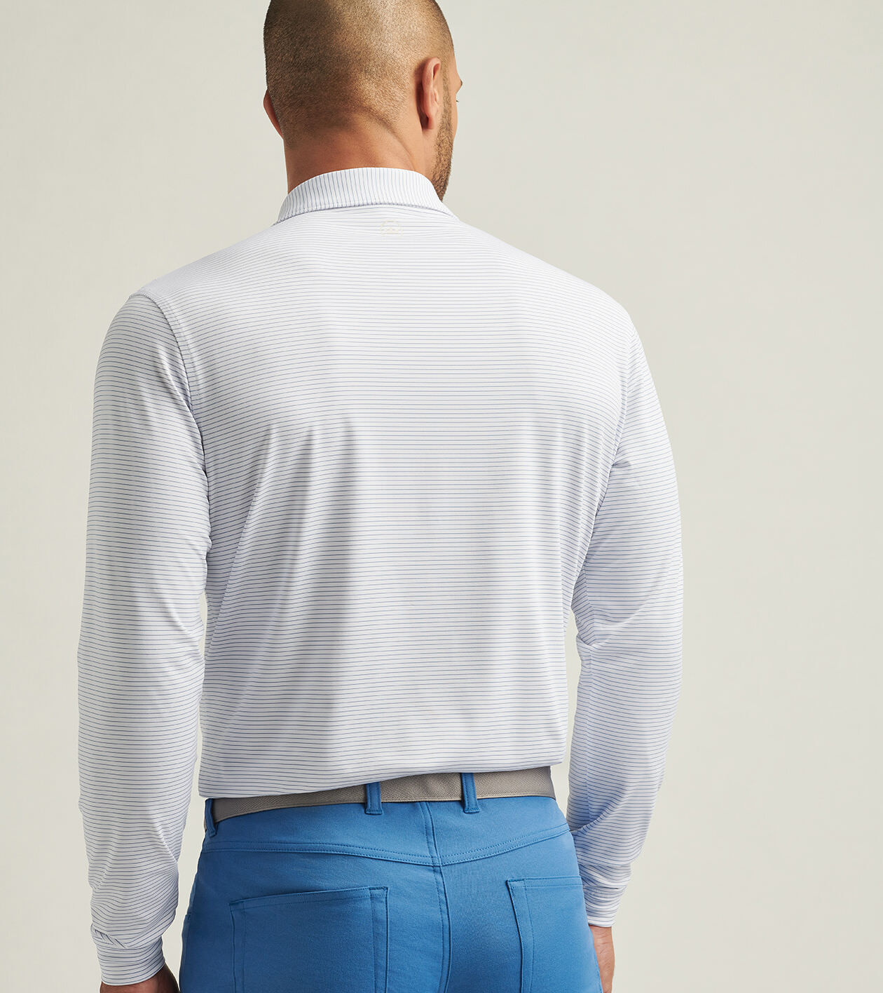 Highlands Long-Sleeve Performance Jersey Polo