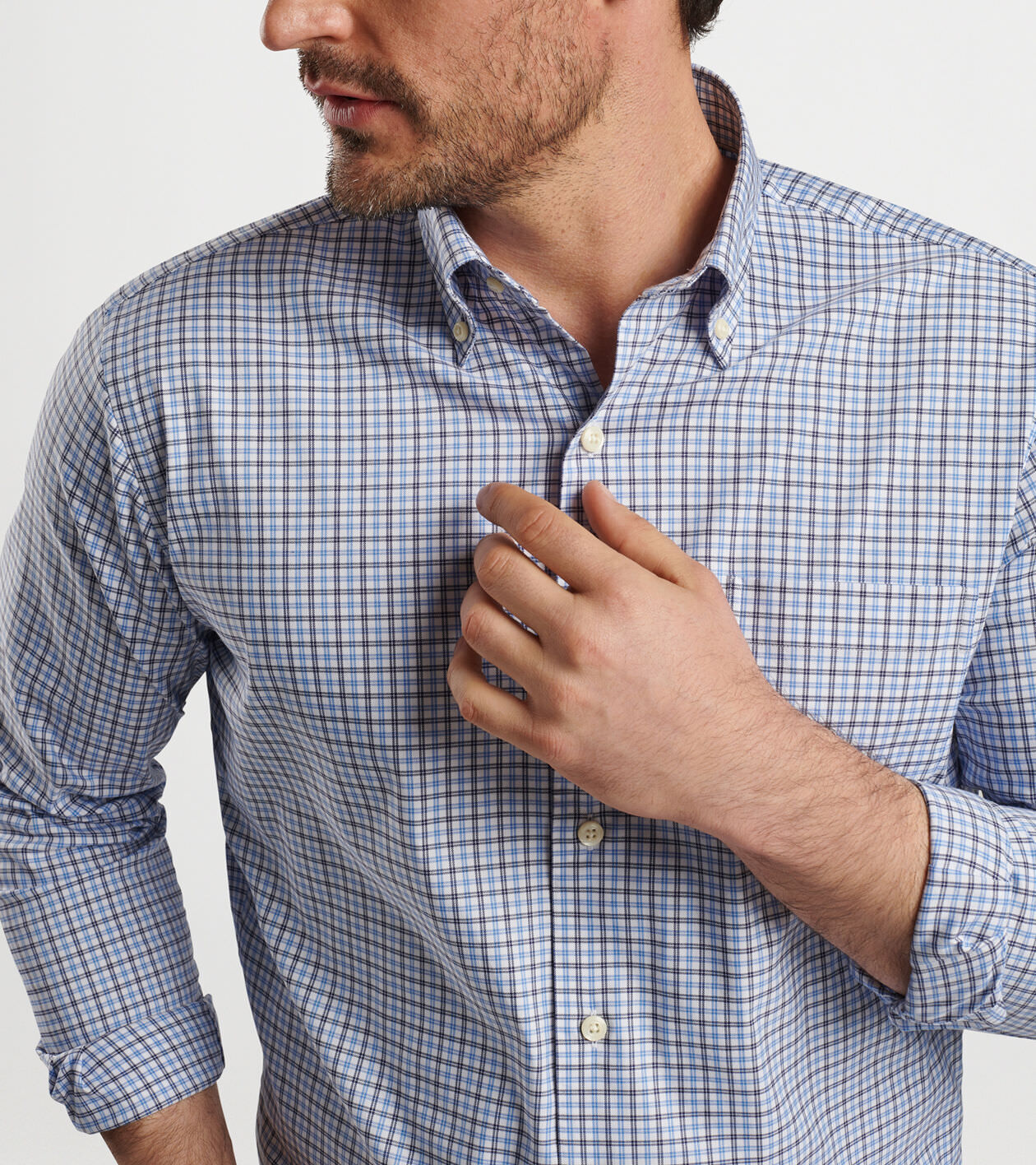 Hamilton Crown Lite Cotton-Stretch Sport Shirt