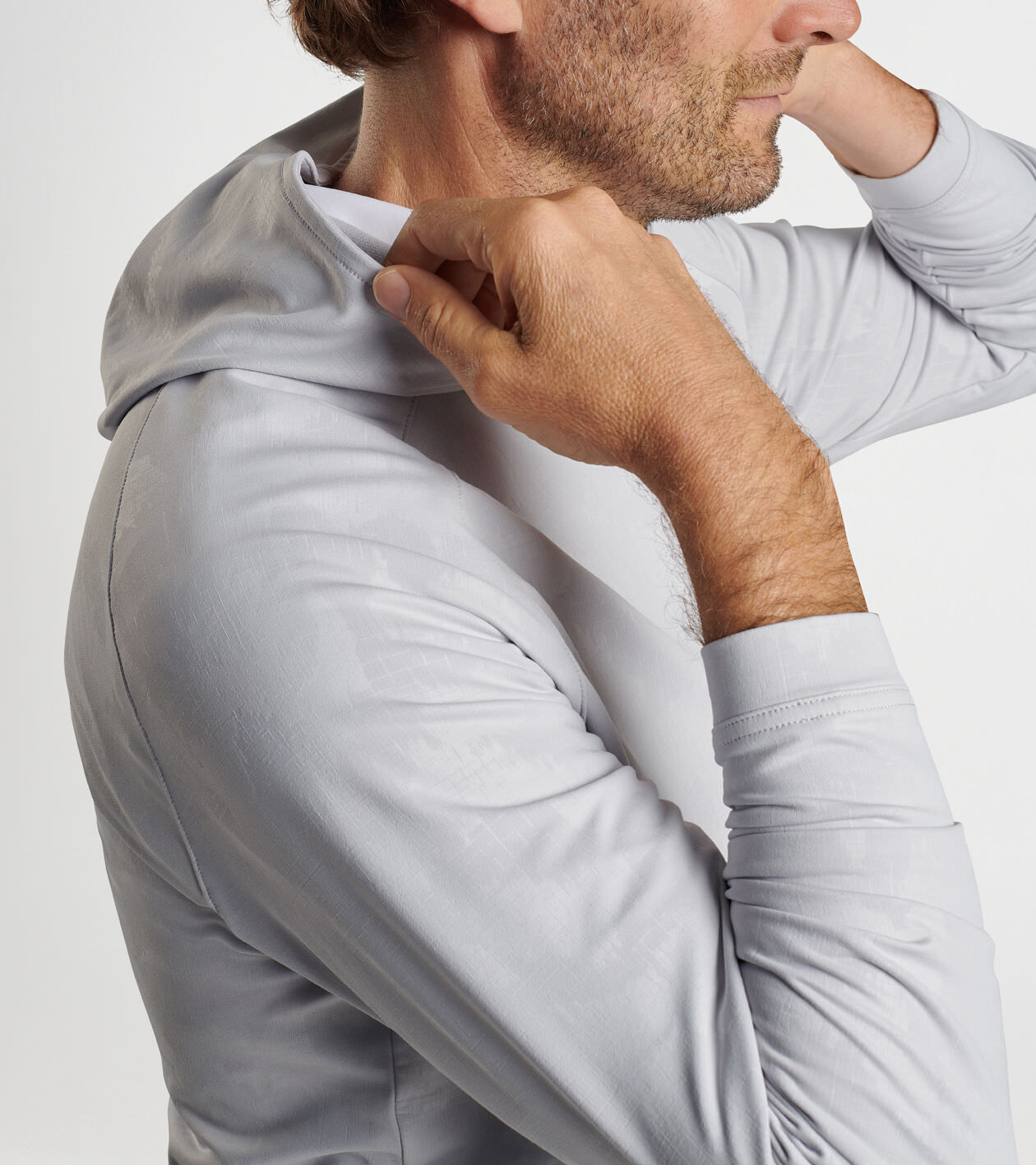 Pine Windowpane Camo Performance Hoodie