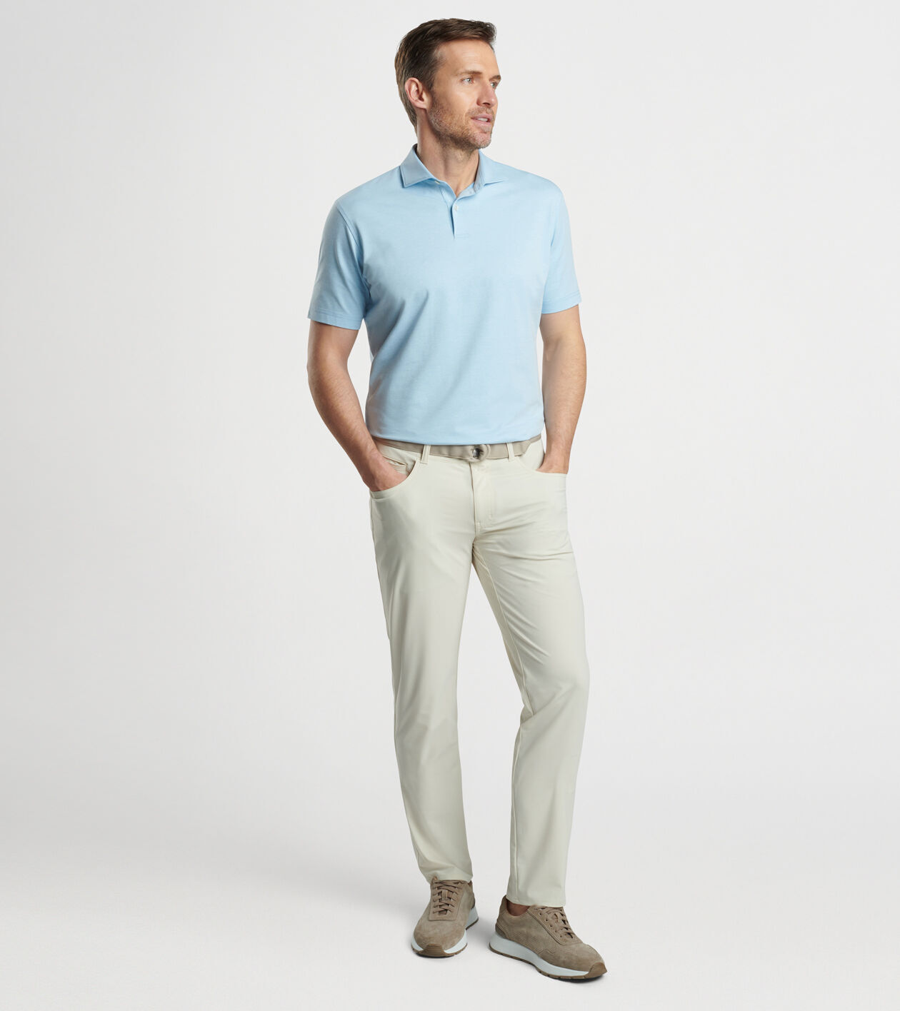 Albatross Cotton Blend Piqué Polo