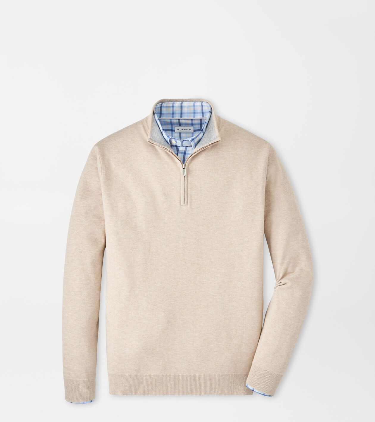 Coolspun Cotton Quarter-Zip Sweater