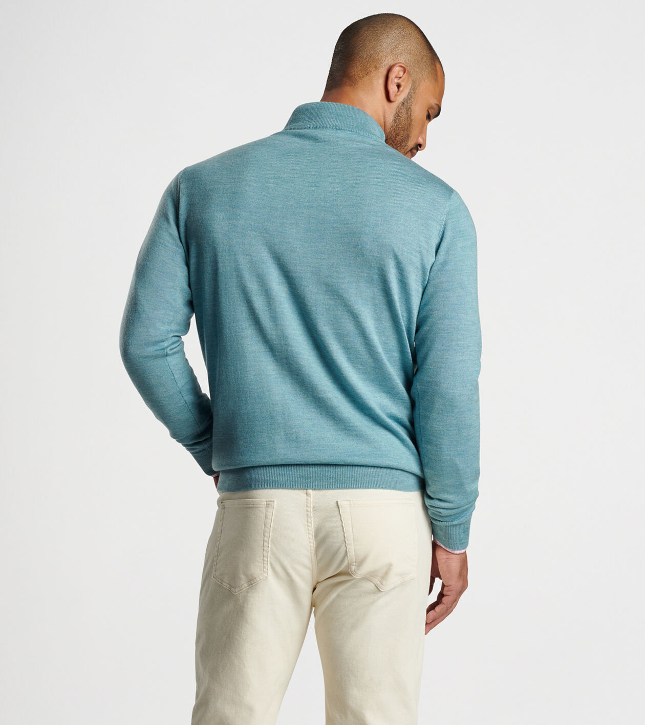 Autumn Crest Suede Trim Quarter-Zip