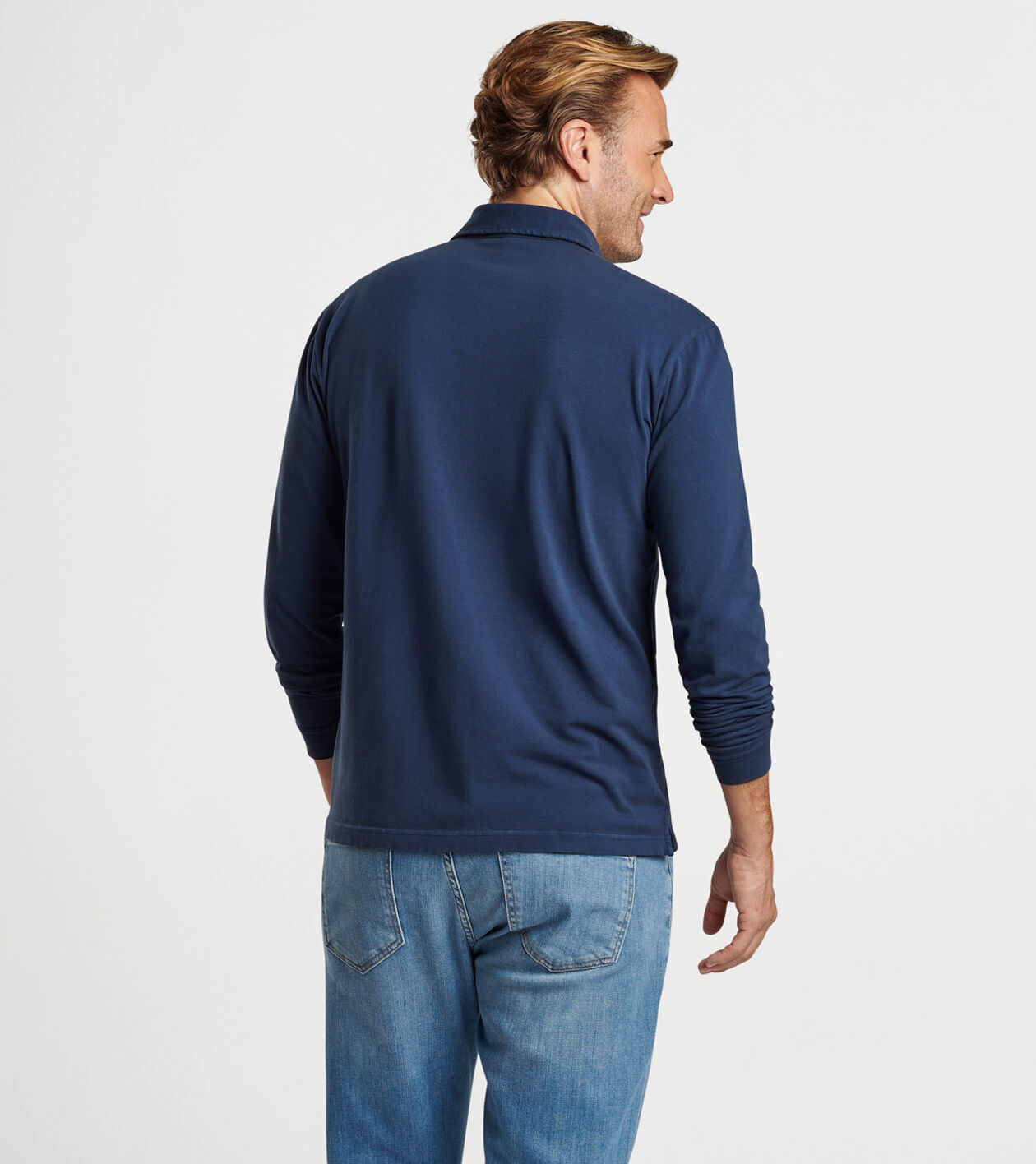 Lava Wash Long-Sleeve Polo