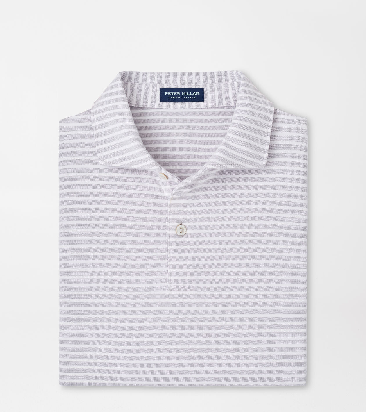 Albatross Stripe Cotton Blend Piqué Polo