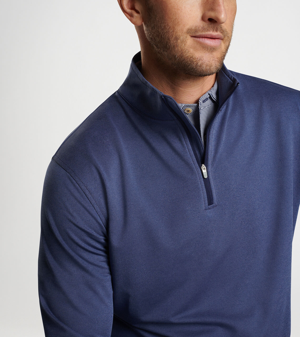 Perth Mélange Performance Quarter-Zip