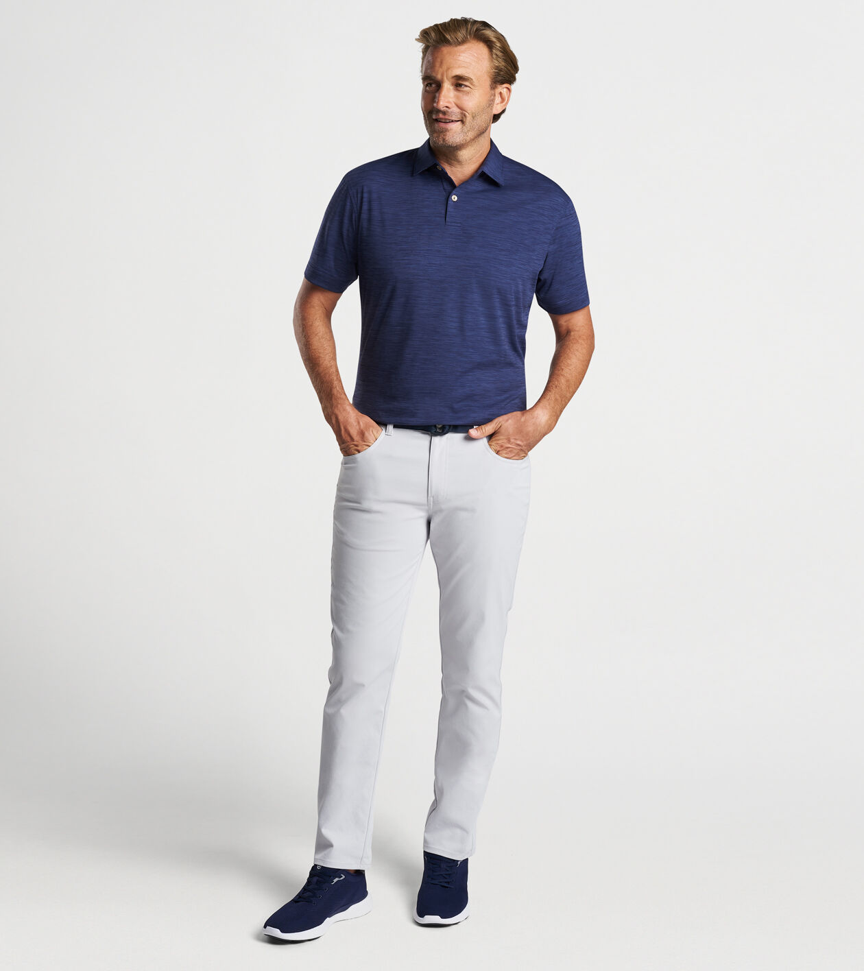 Featherweight Performance Mélange Polo