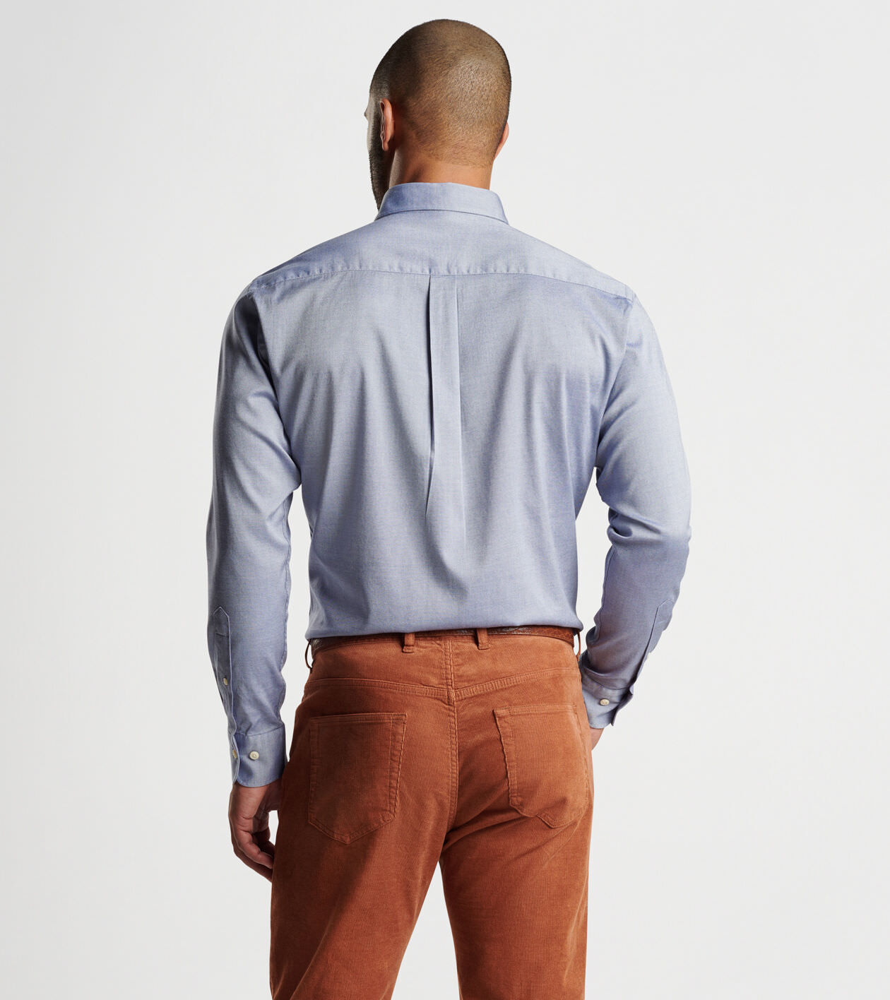 Campbell Perfect Pinpoint Cotton-Stretch Sport Shirt