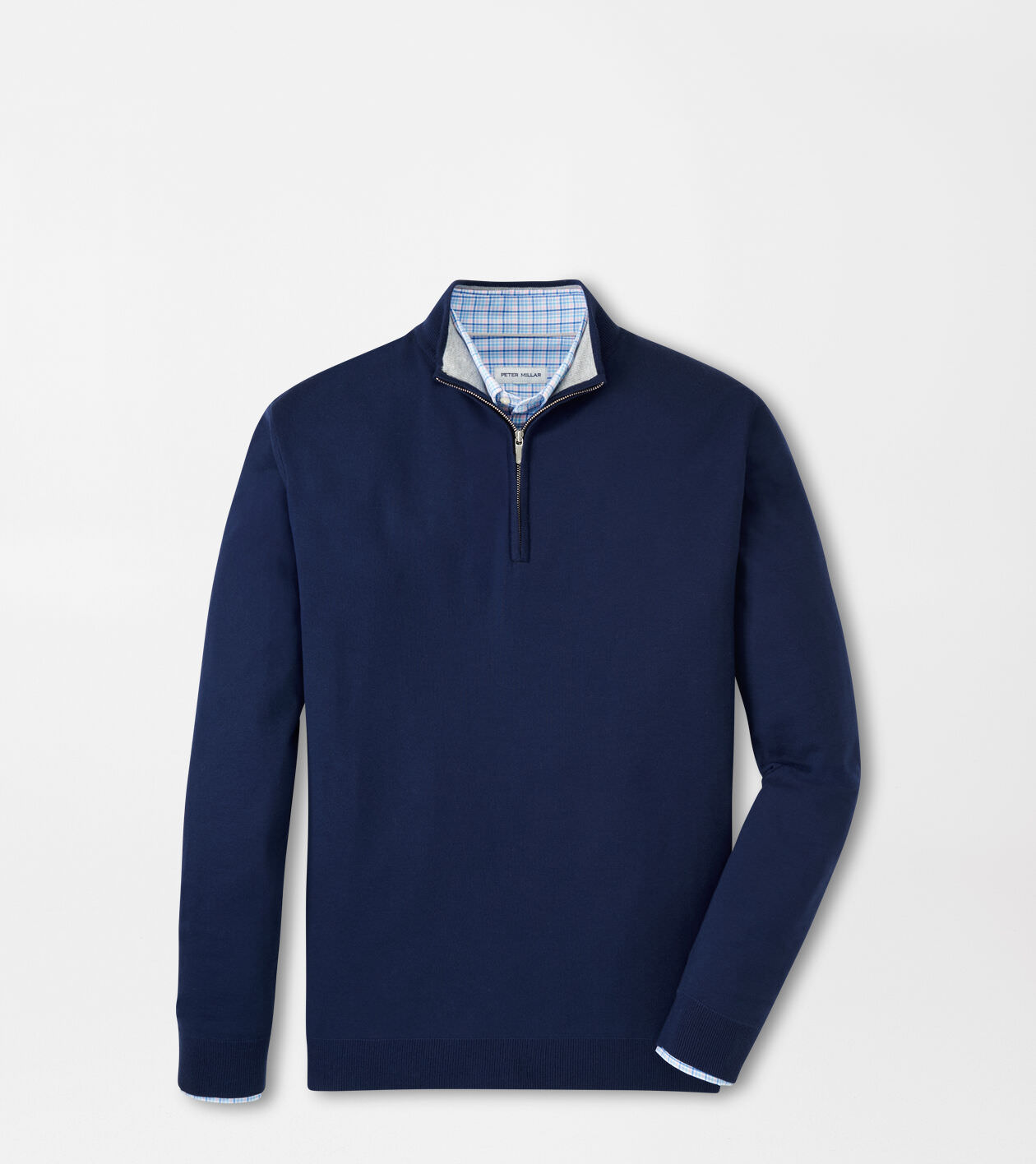 Coolspun Cotton Quarter-Zip Sweater