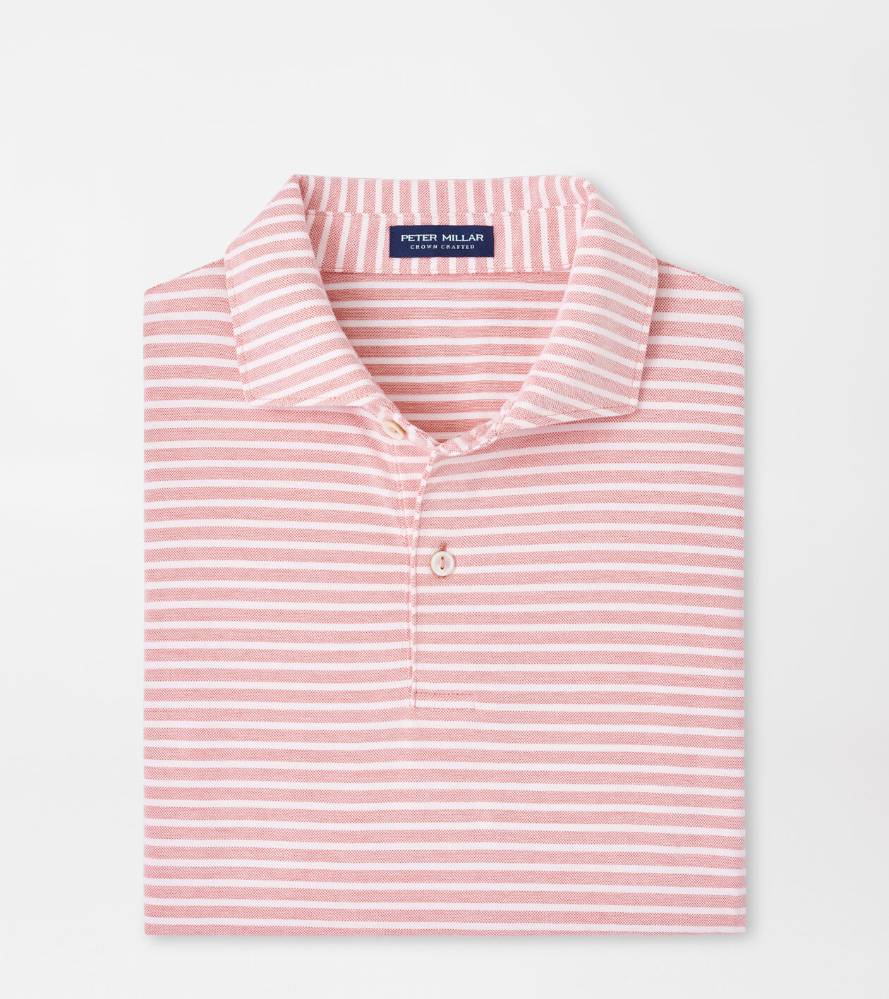 Albatross Stripe Cotton Blend Piqué Polo