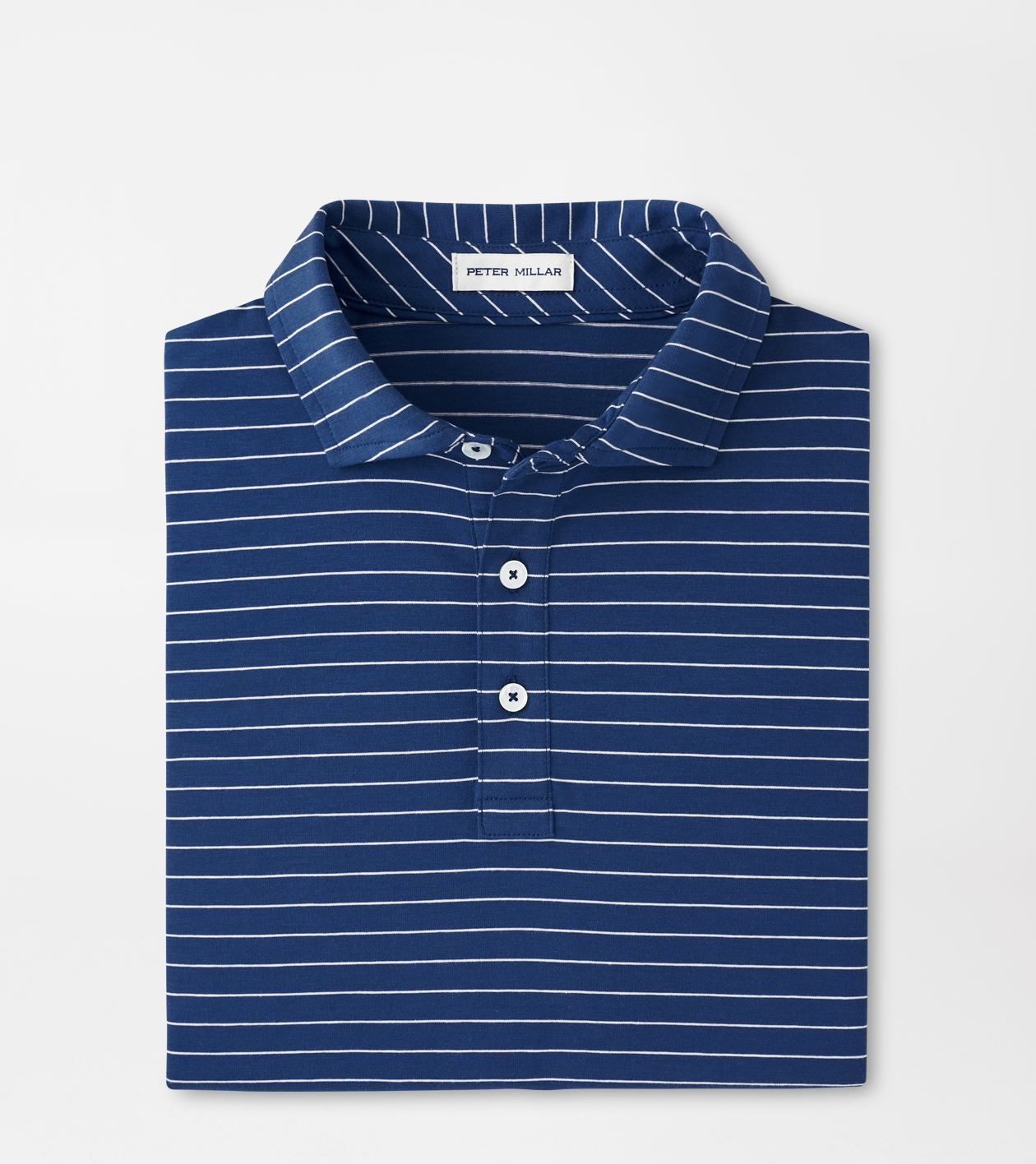 Crown Comfort Cotton Polo Harp Stripe