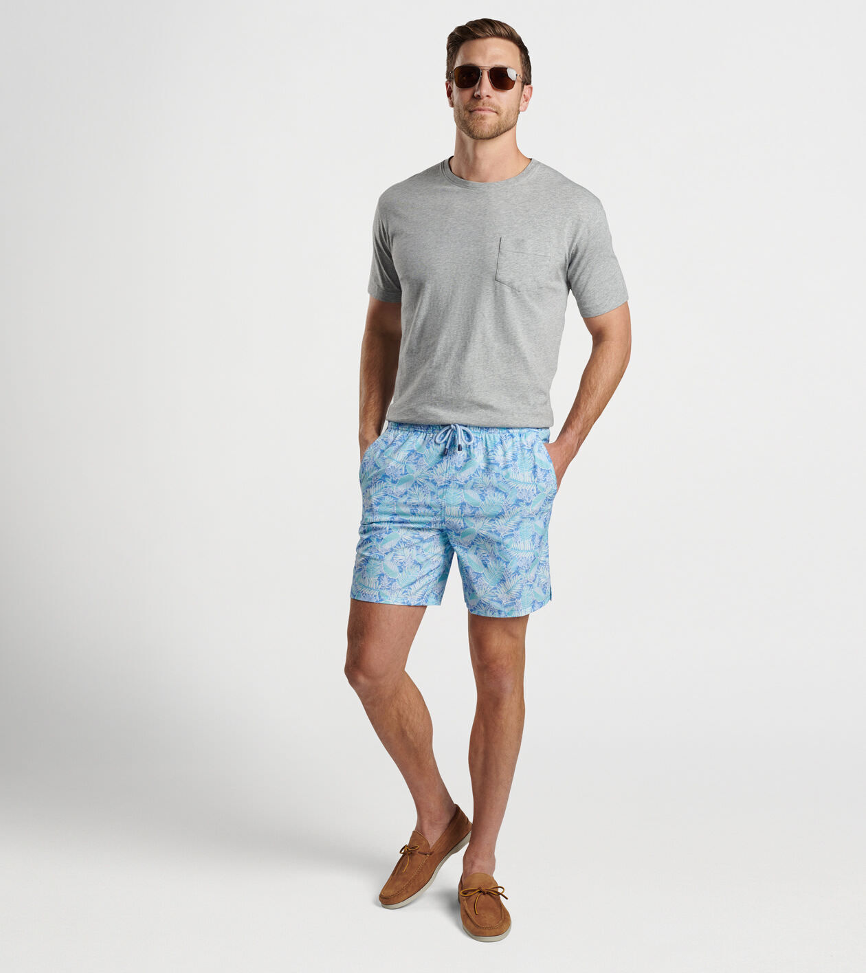 Grace Bay Botanical Swim Trunk