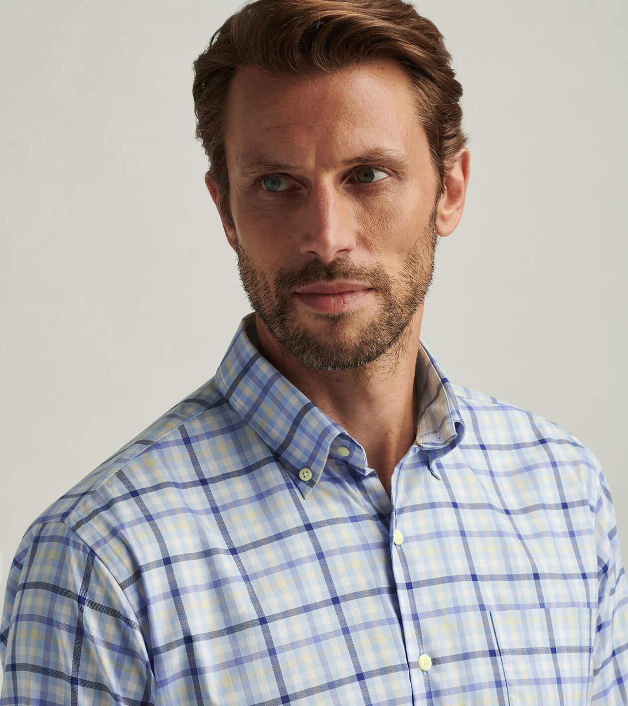 Chambly Crown Lite Cotton-Stretch Sport Shirt