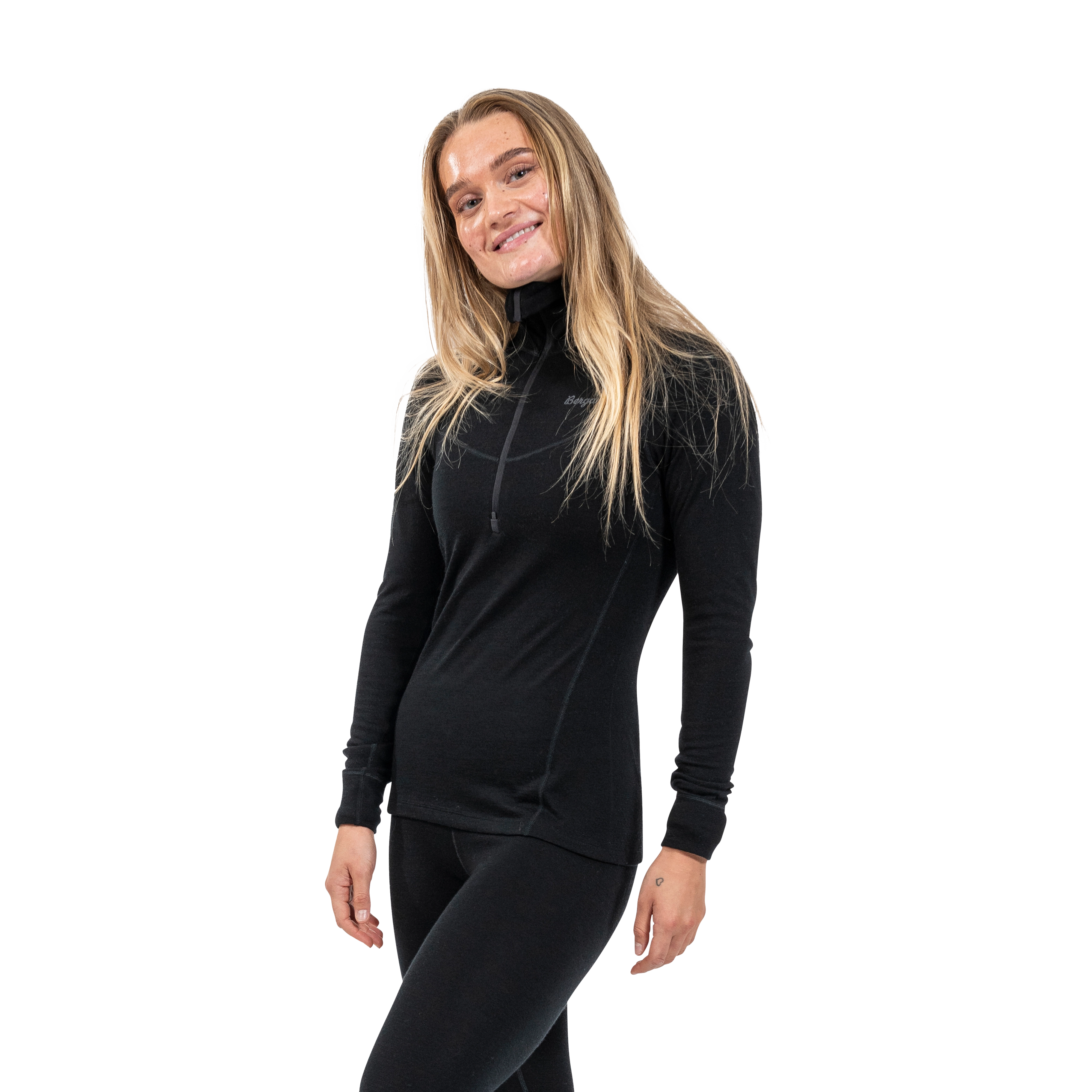 Inner:Dual Merino Half Zip Women