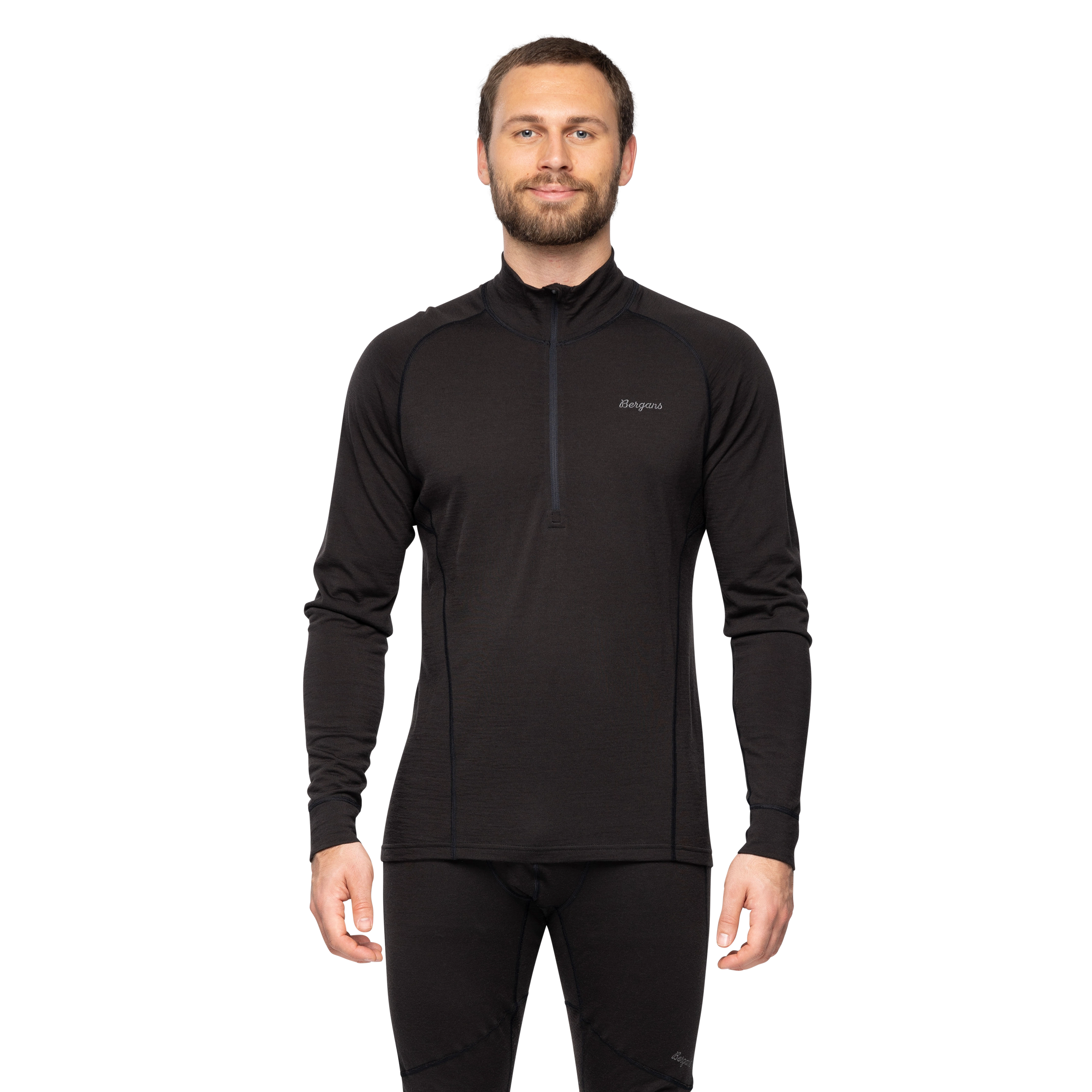 Inner:Pure Merino Half Zip Men
