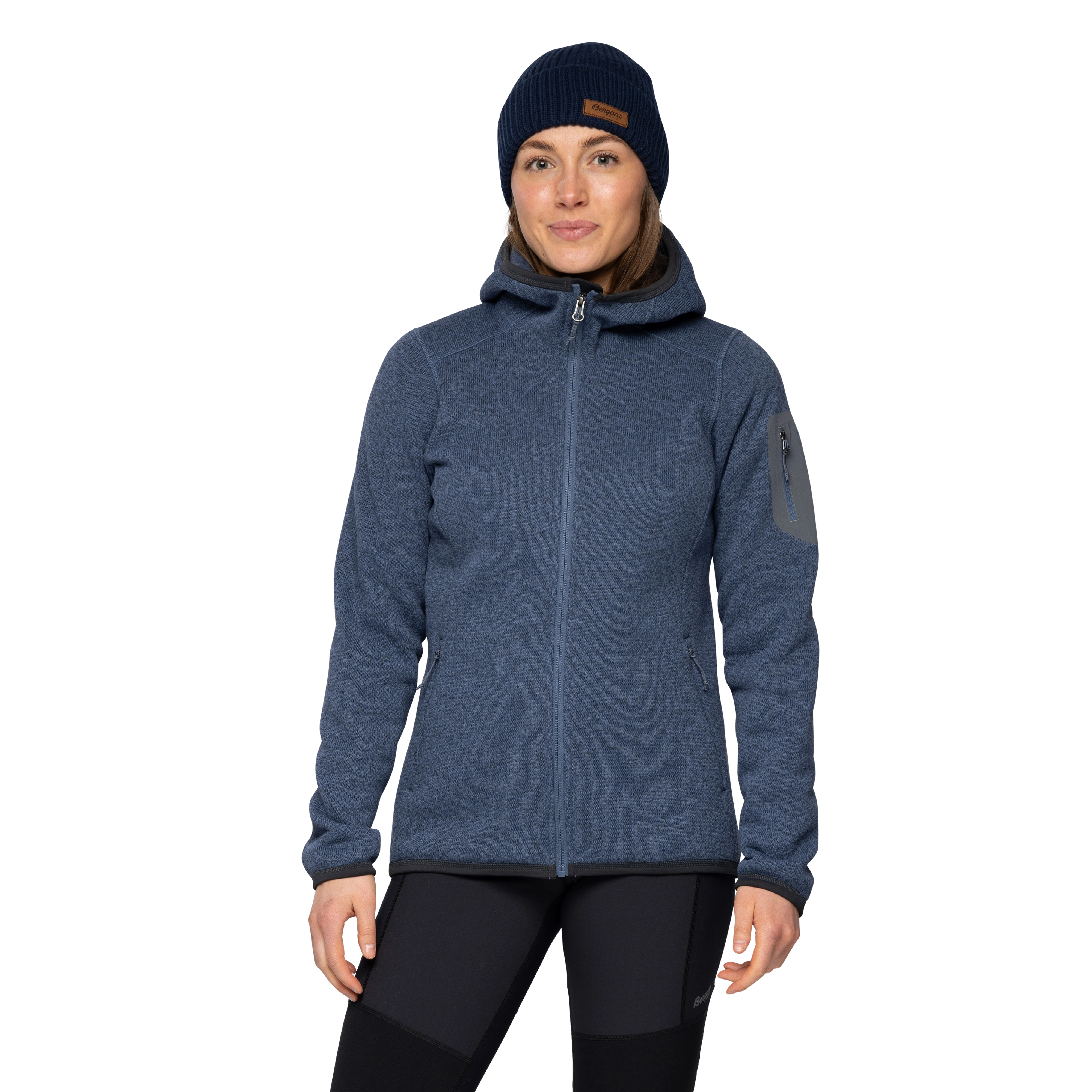 Kamphaug Knitted W Hoodie