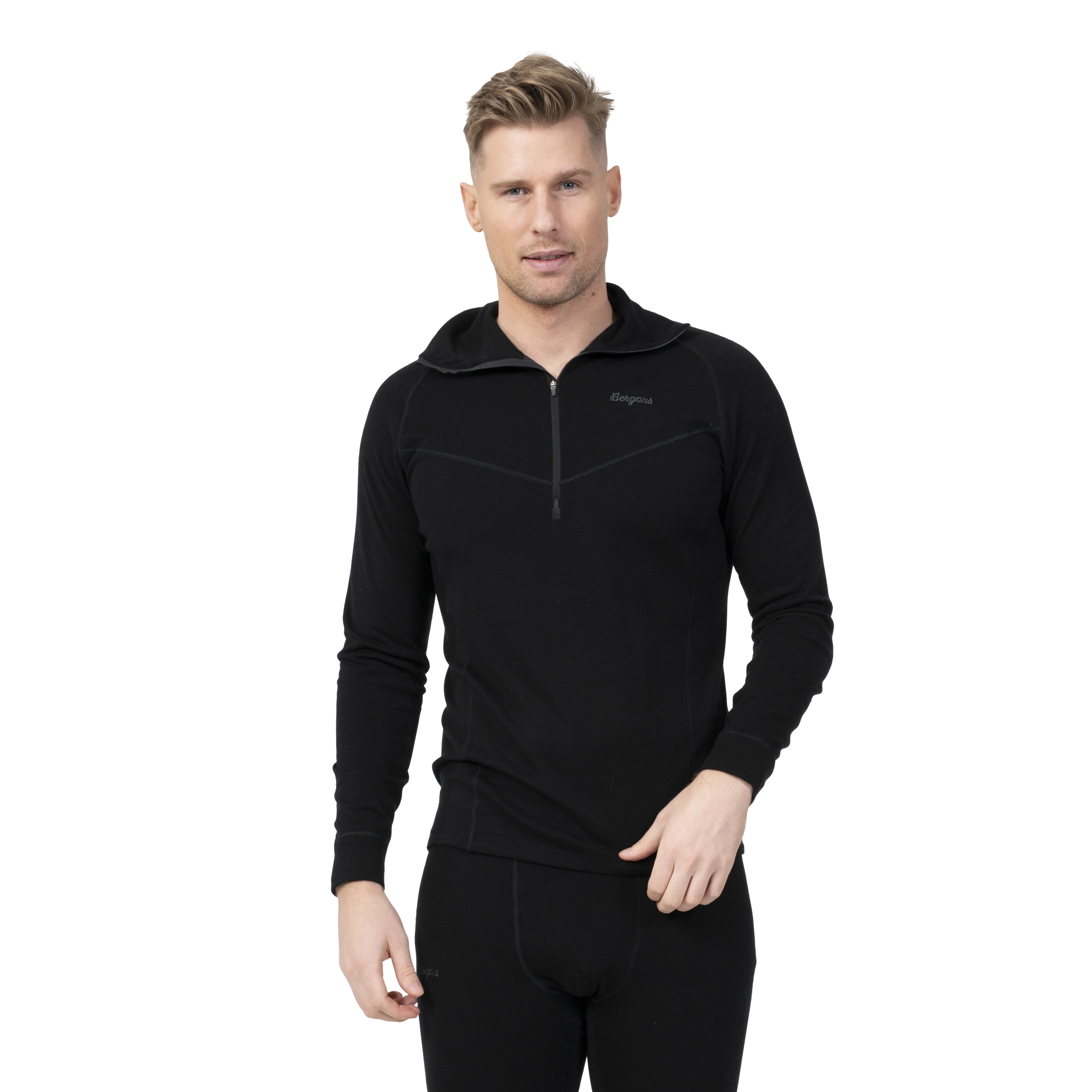 Inner:Dual Merino Half Zip Men