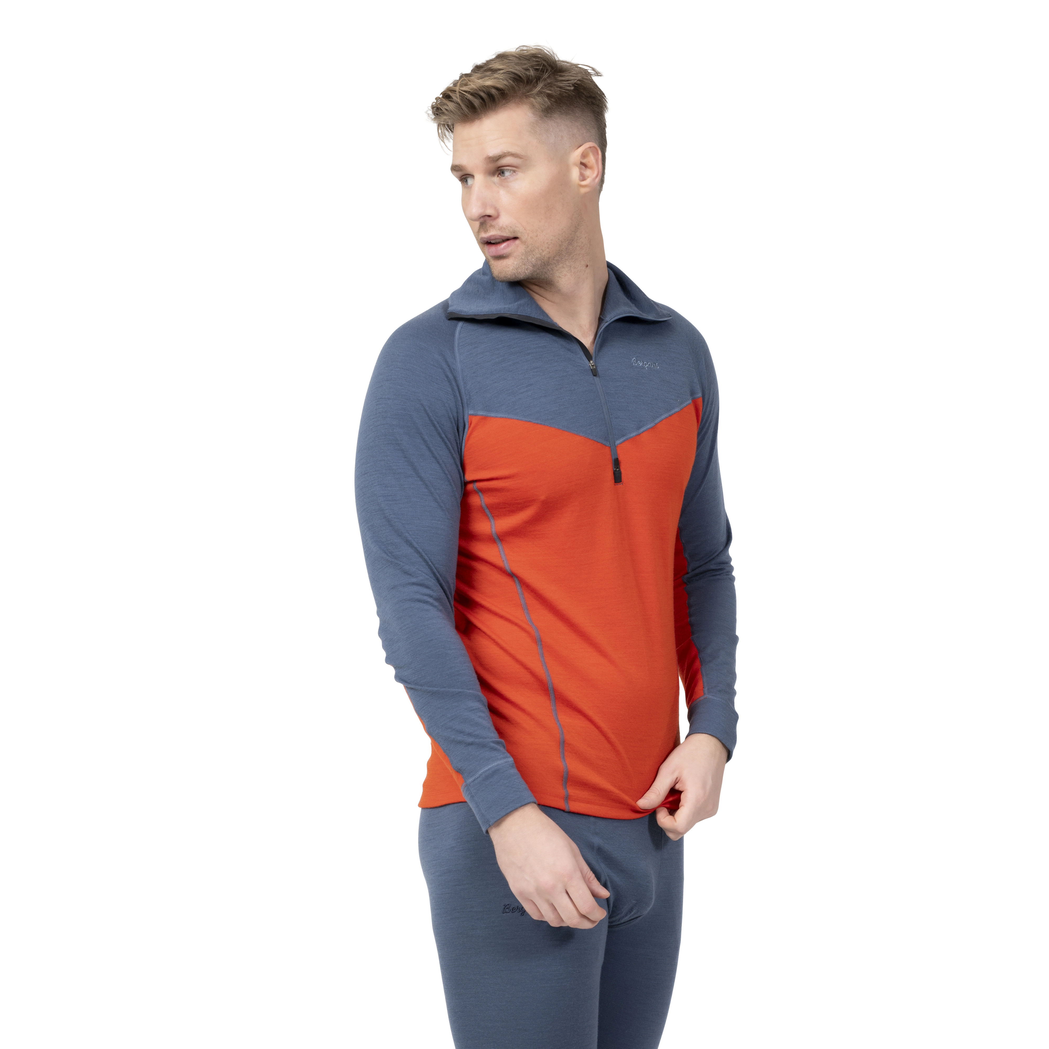 Inner:Dual Merino Half Zip Men