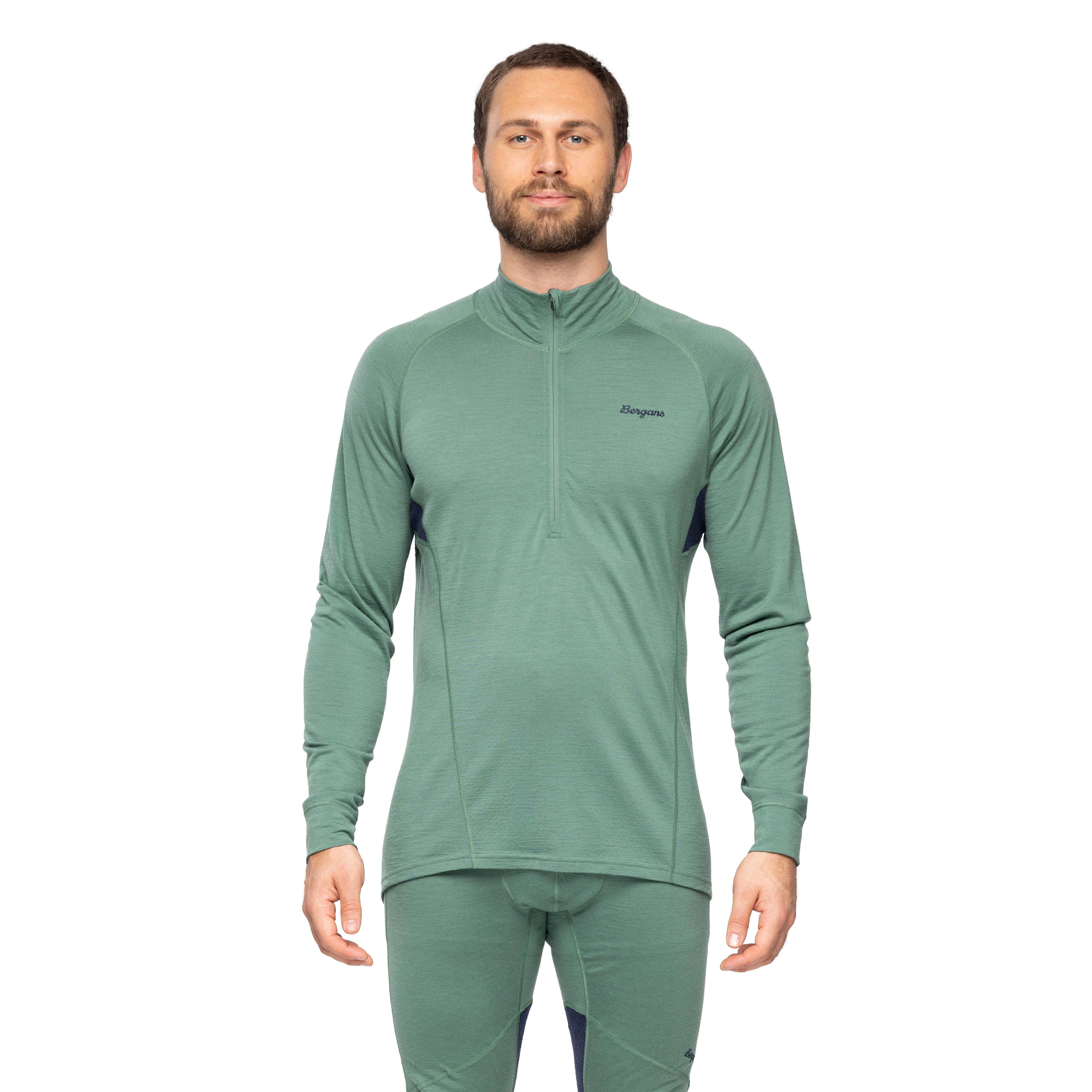 Inner:Pure Merino Half Zip Men