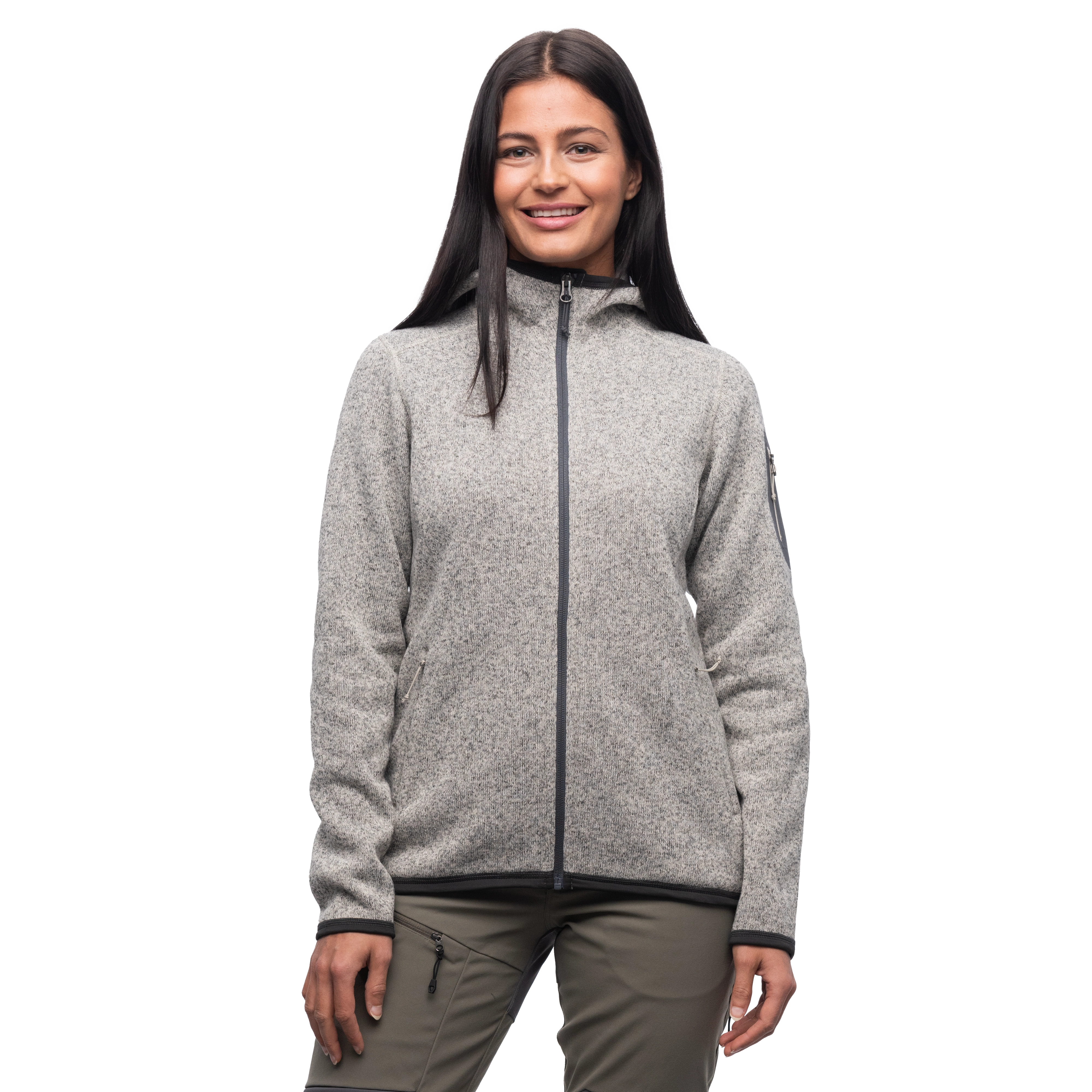 Kamphaug Knitted W Hoodie