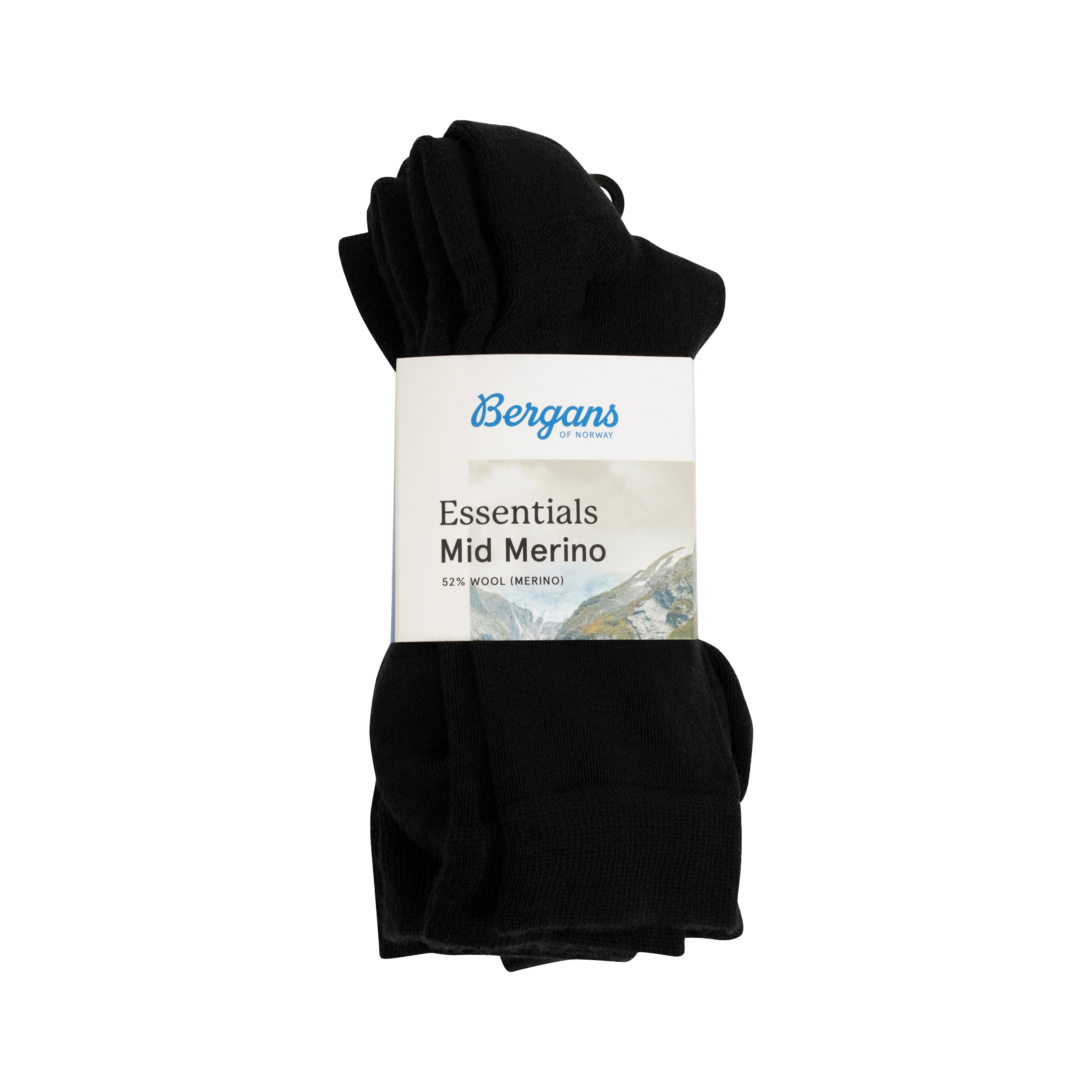 Essentials Mid Merino Sock 3pk