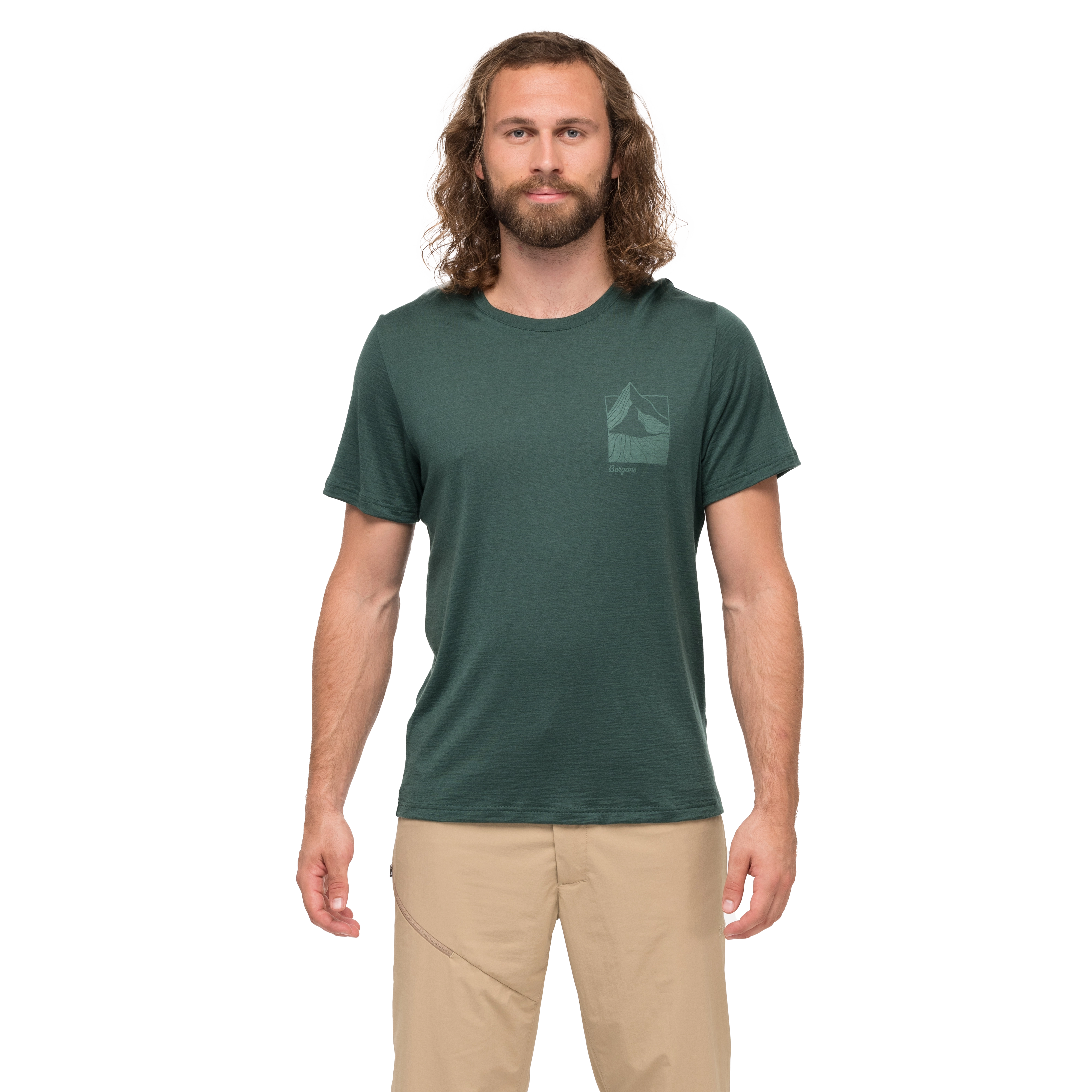 Rabot Mount Wool Tee Men