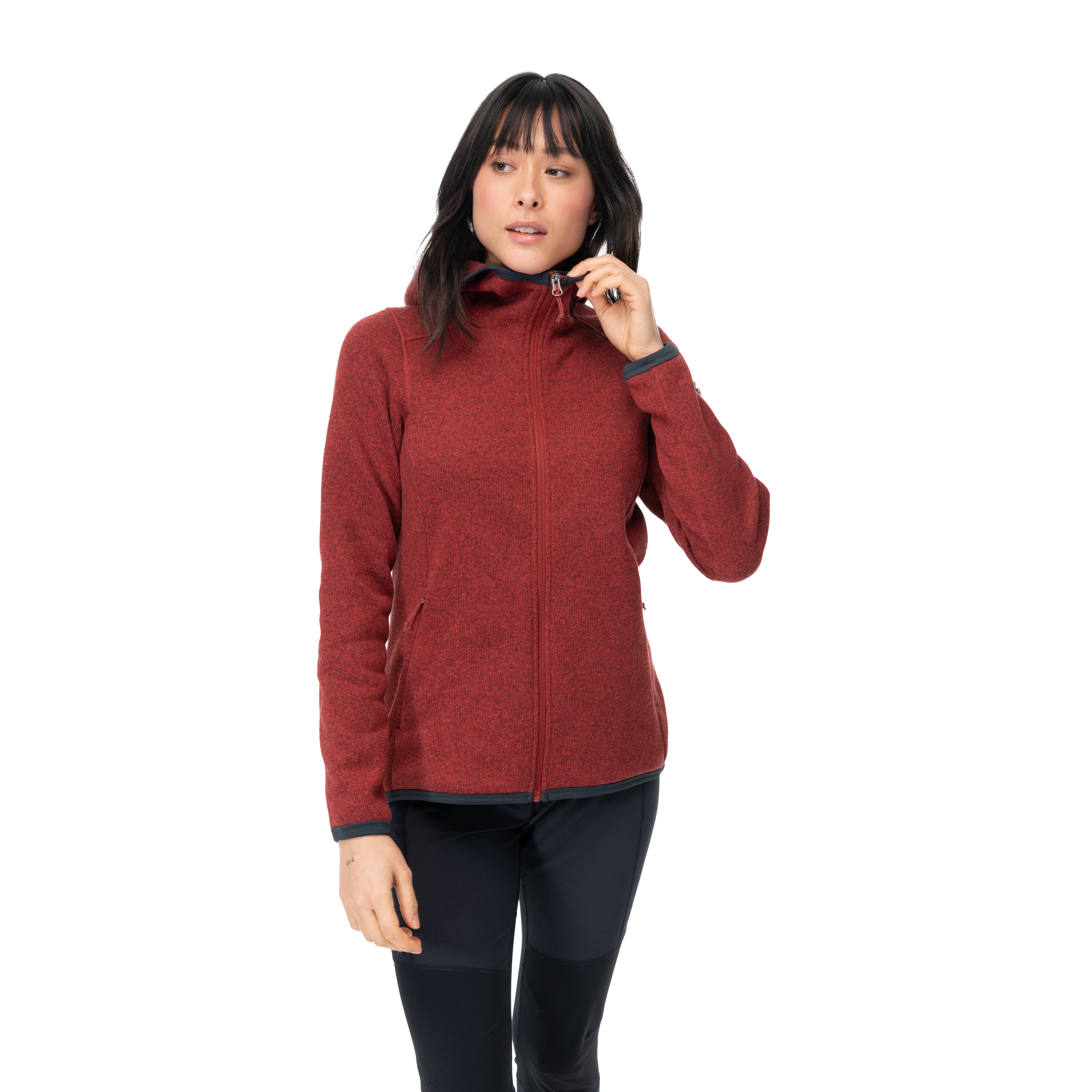 Kamphaug Knitted W Hoodie