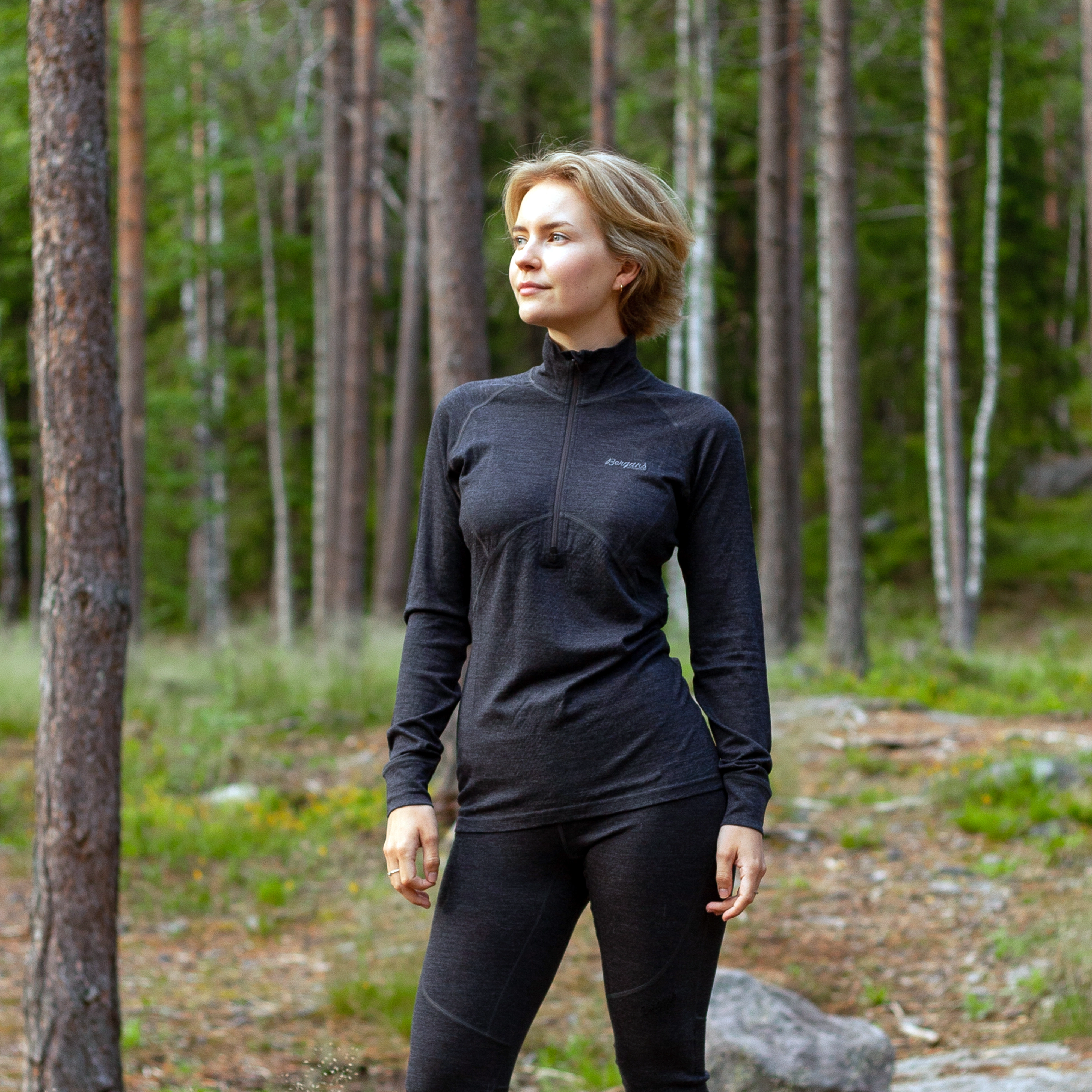 Inner:Pure W Half Zip