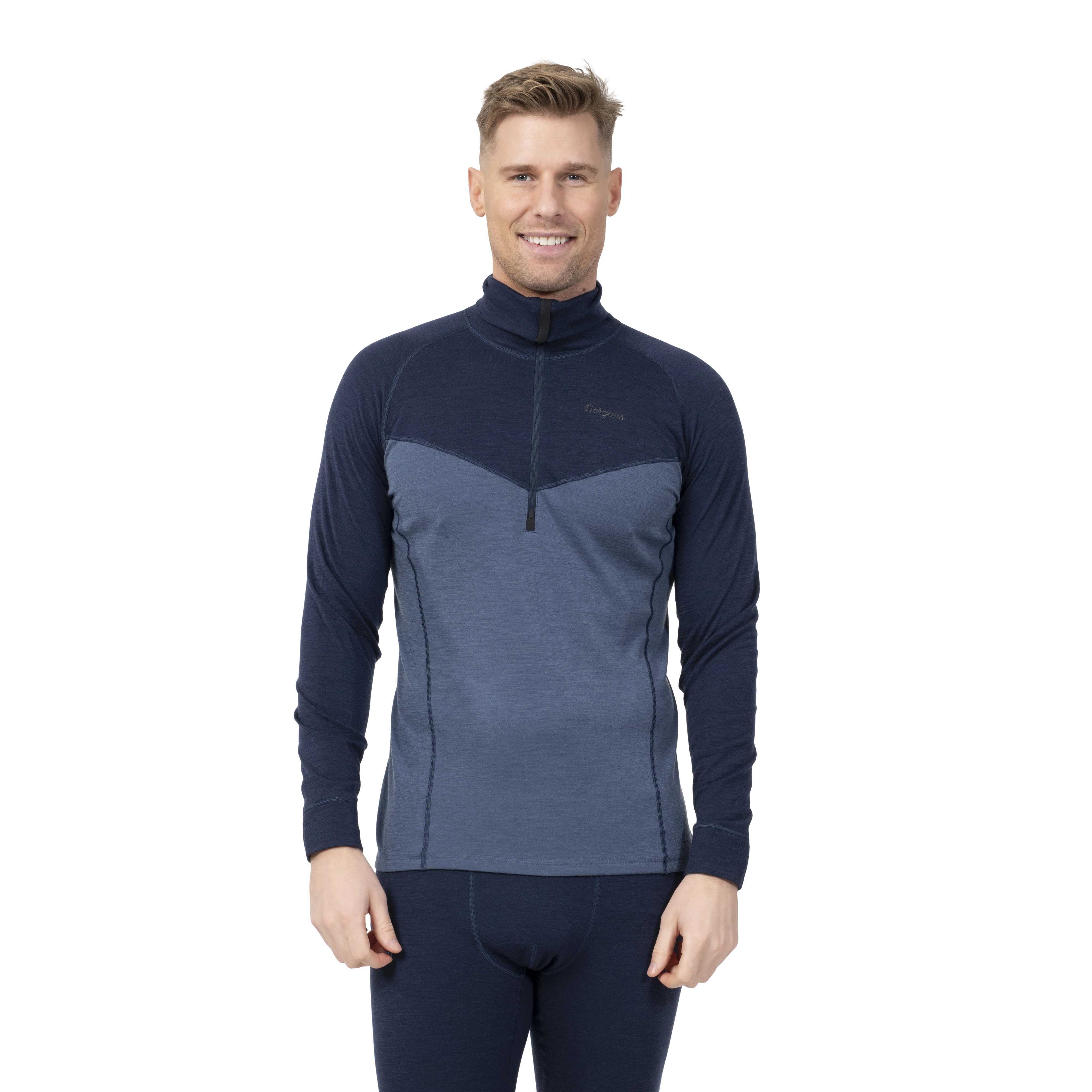 Inner:Dual Merino Half Zip Men