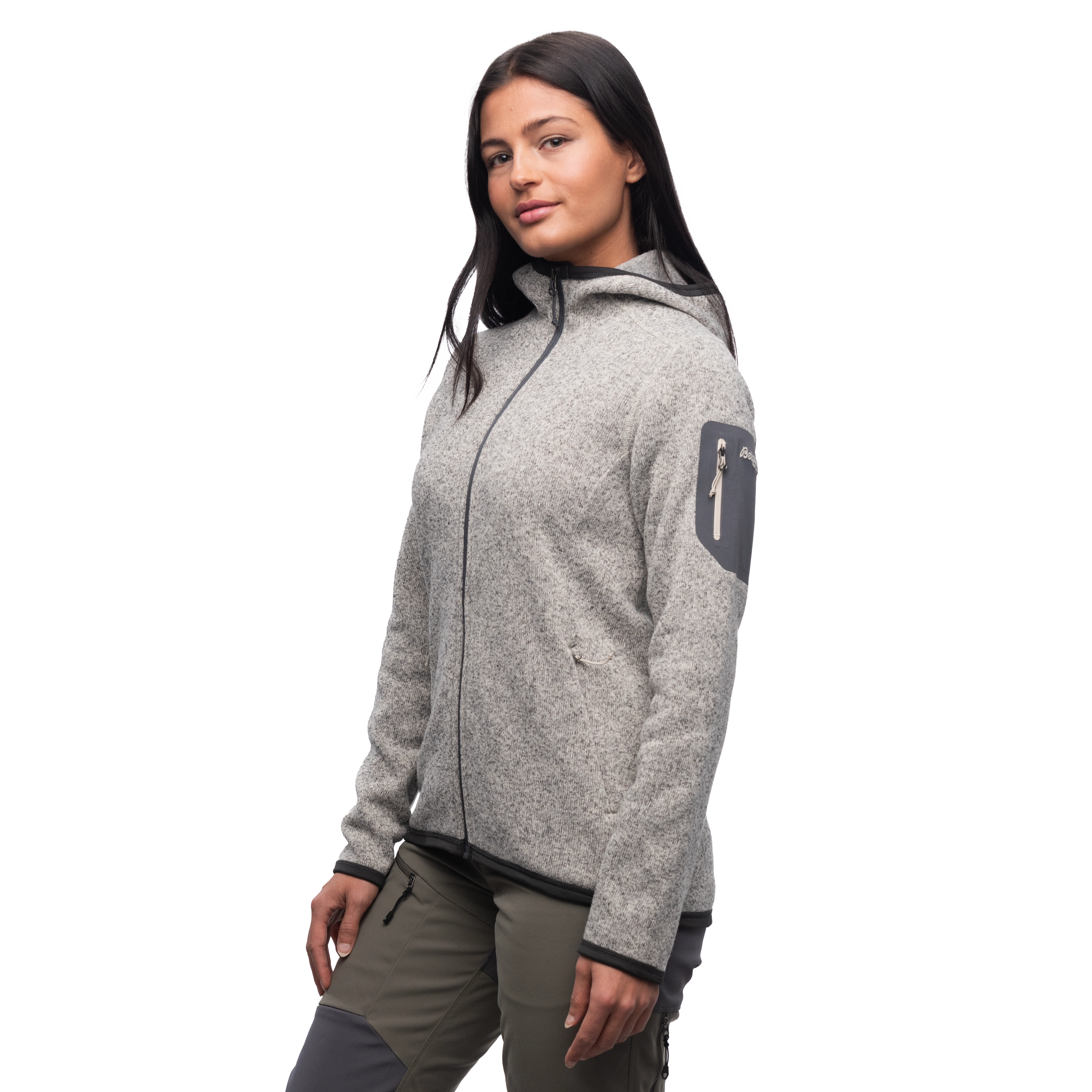 Kamphaug Knitted W Hoodie