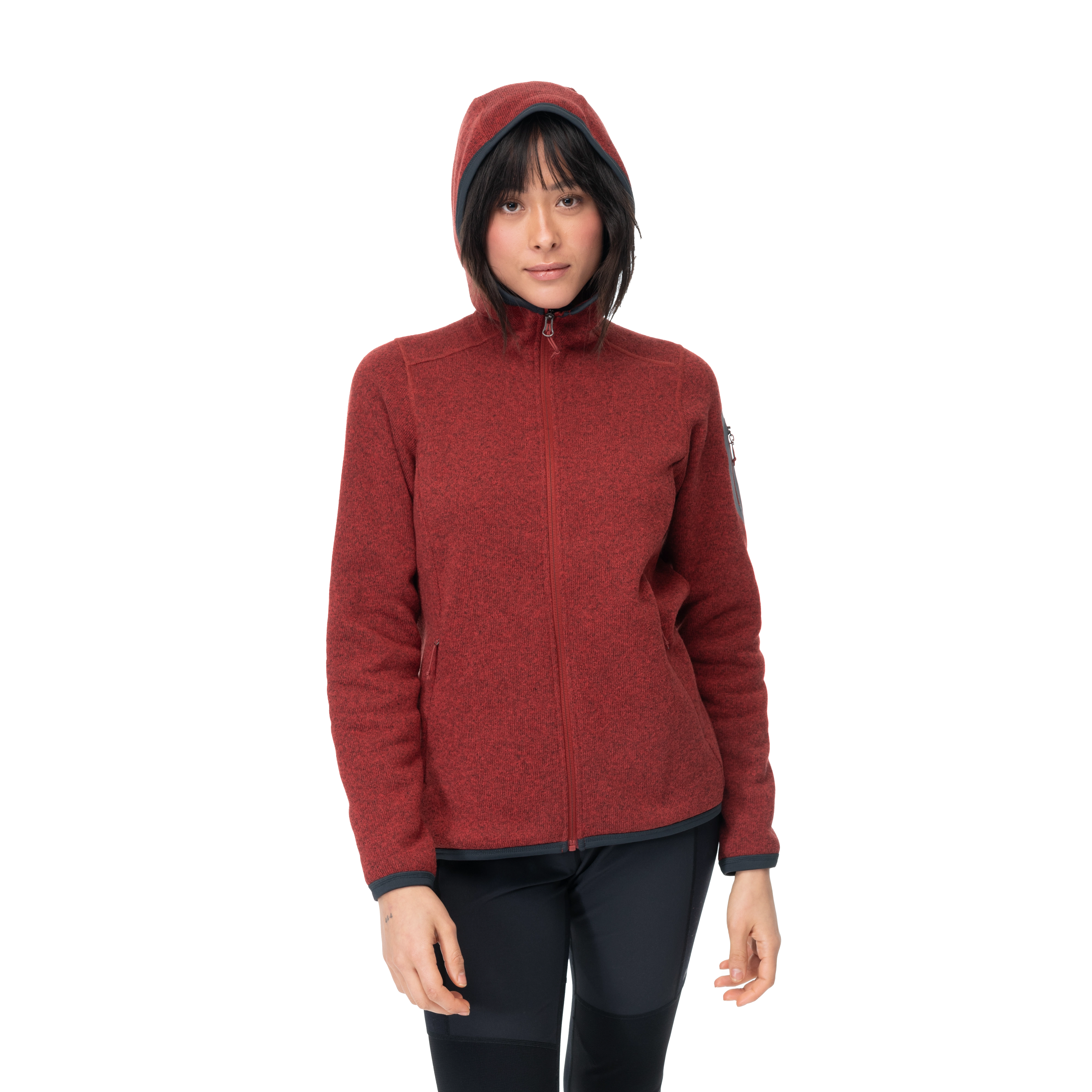 Kamphaug Knitted W Hoodie