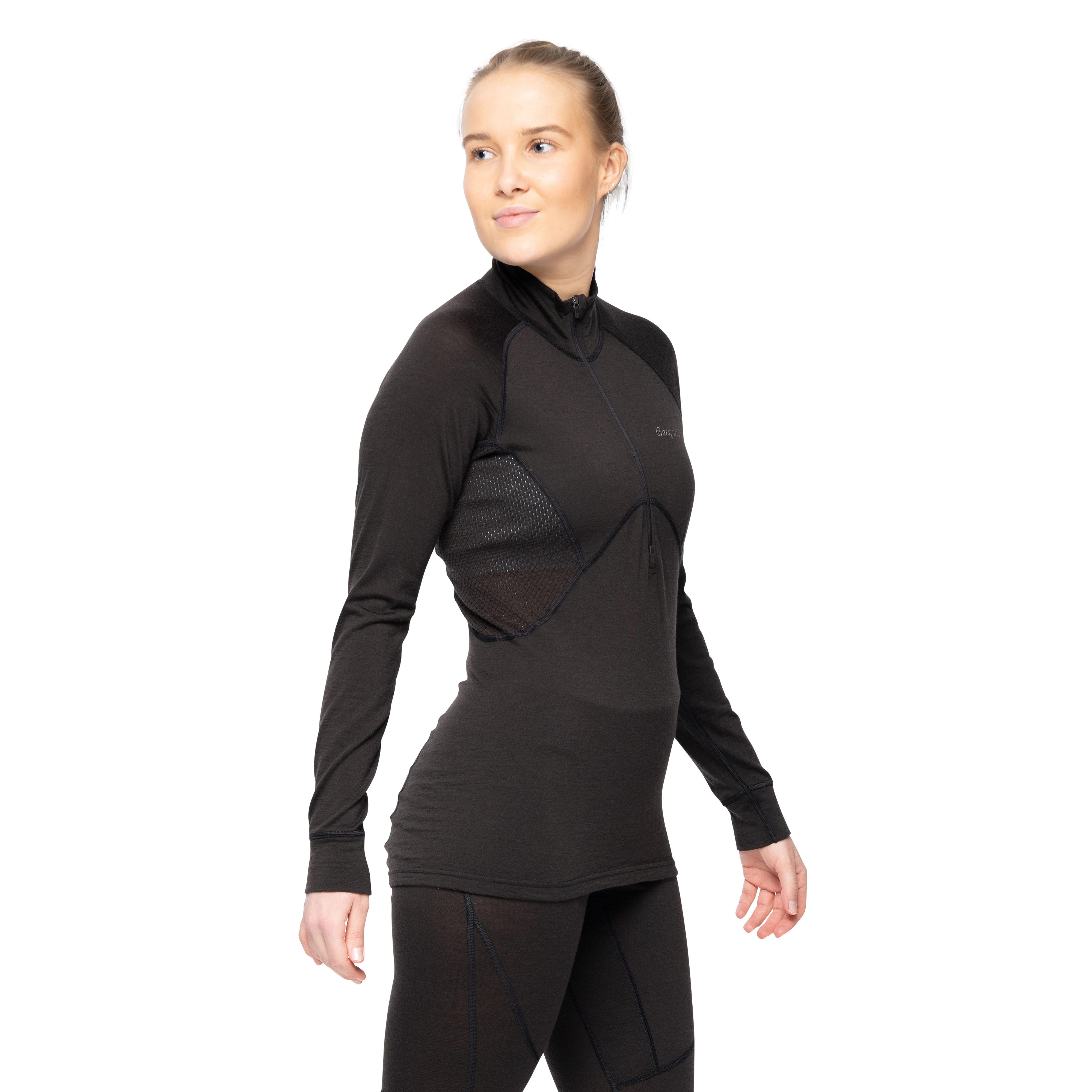 Inner:Pure Merino Half Zip Women