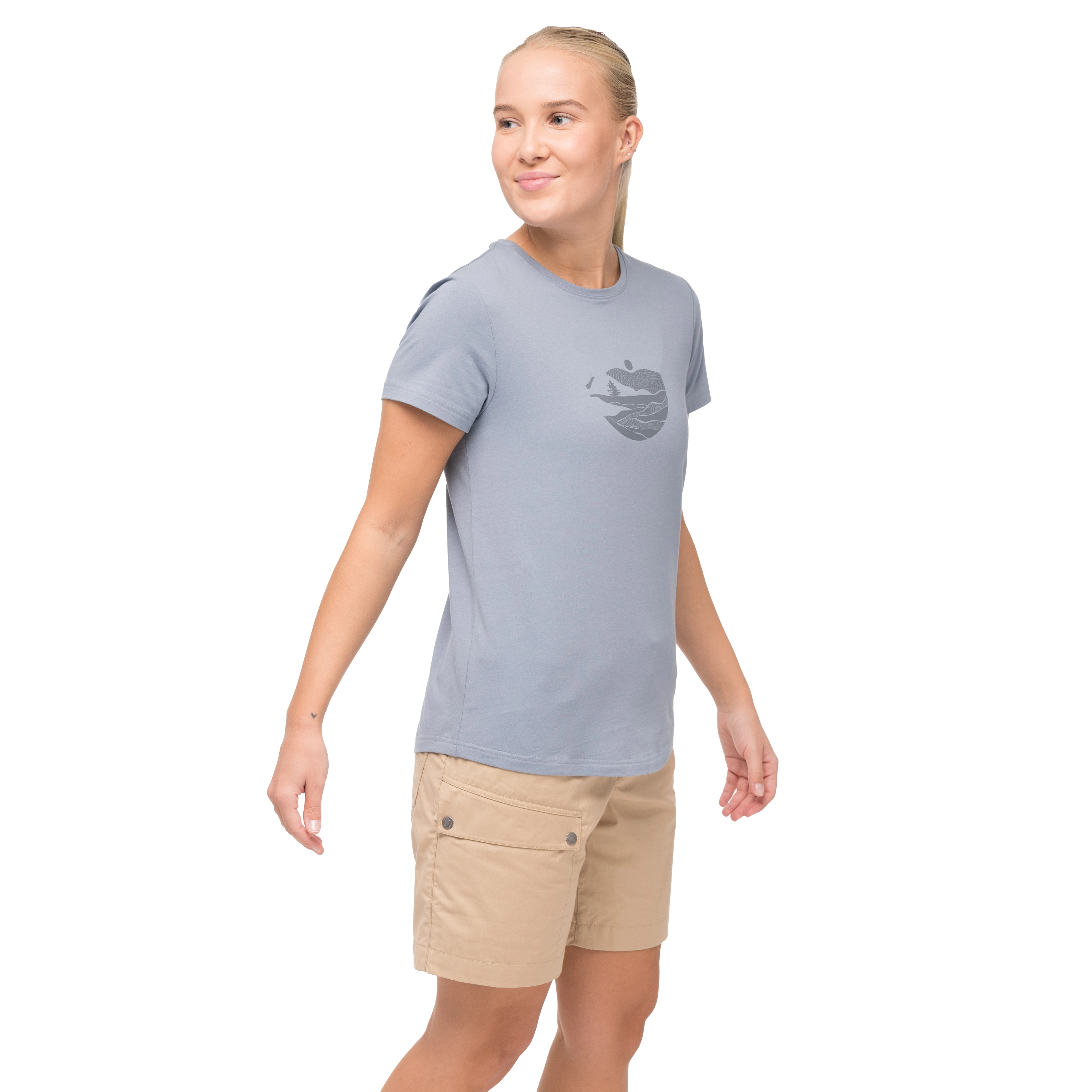 Nordmarka Organic Cotton Print Tee Women