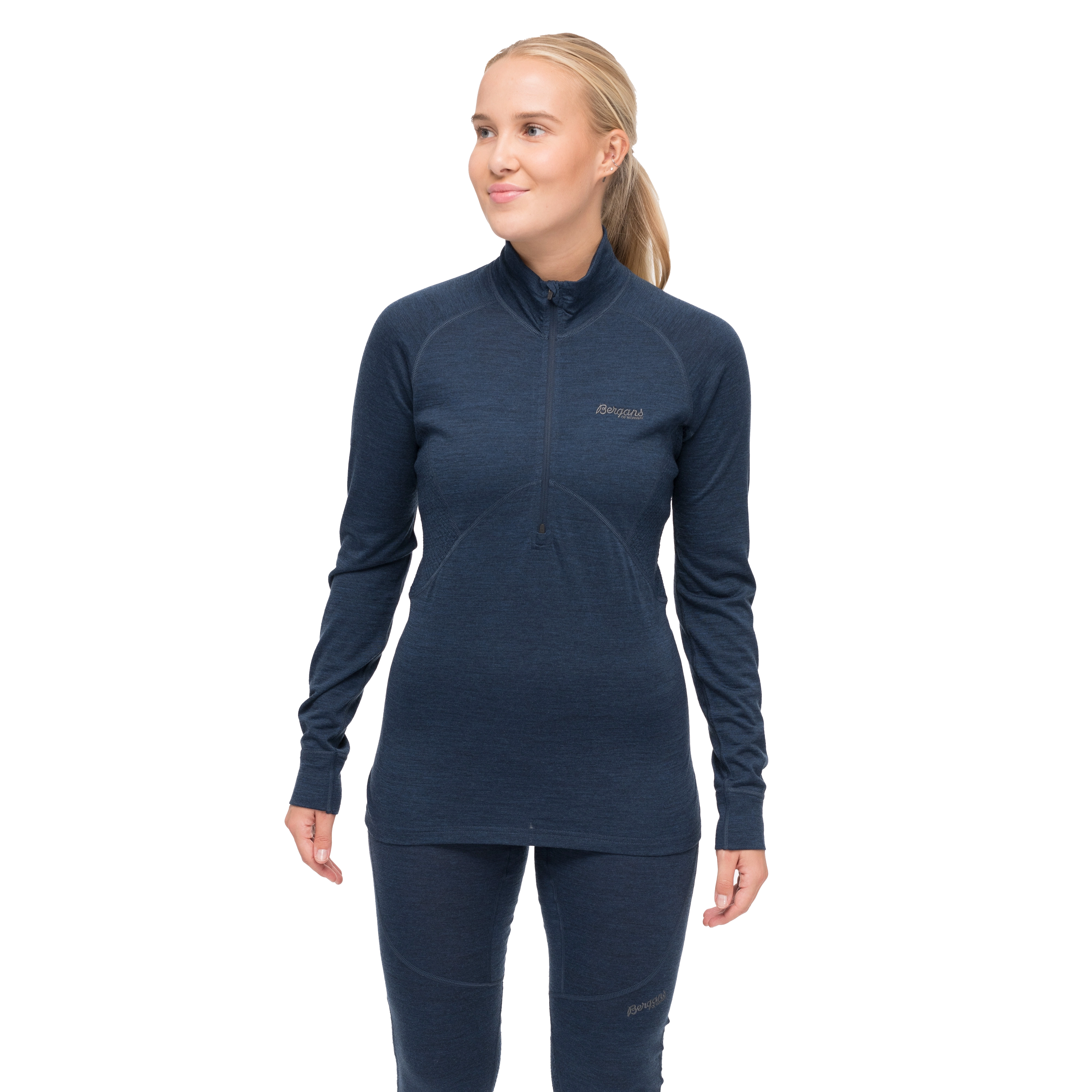 Inner:Pure Merino Half Zip Women