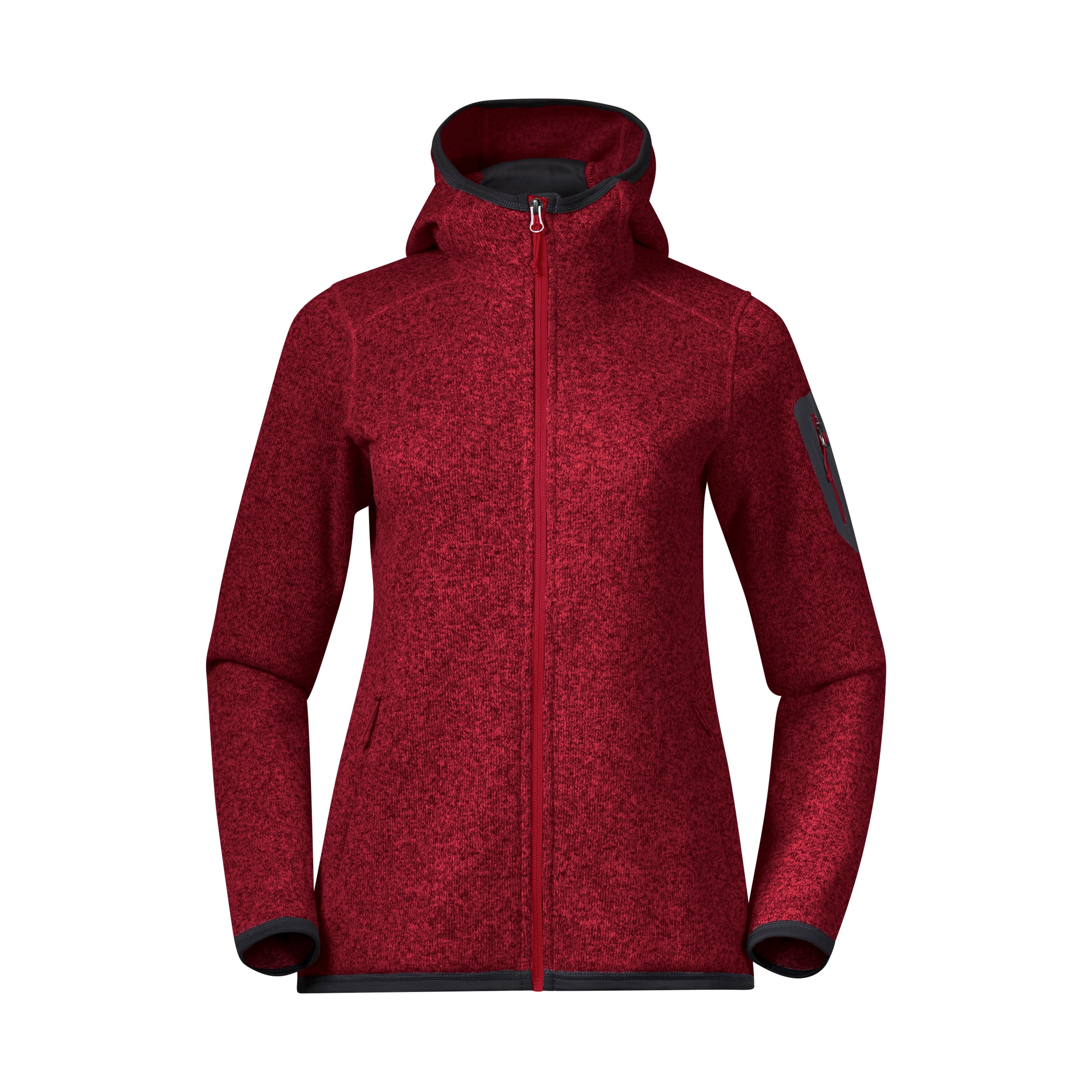 Kamphaug Knitted W Hoodie