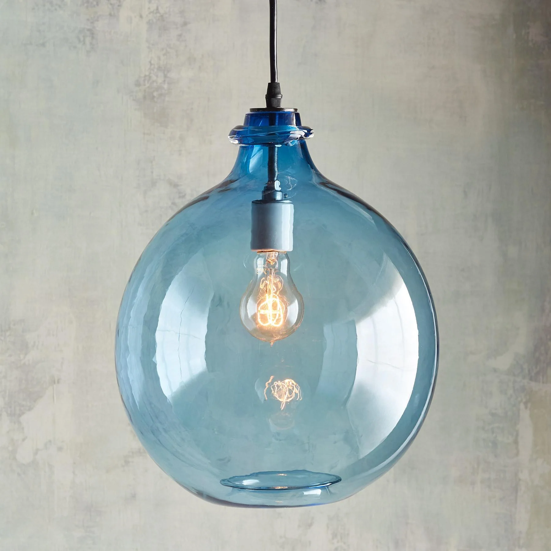 Salon Glass Demijohn Pendant Light