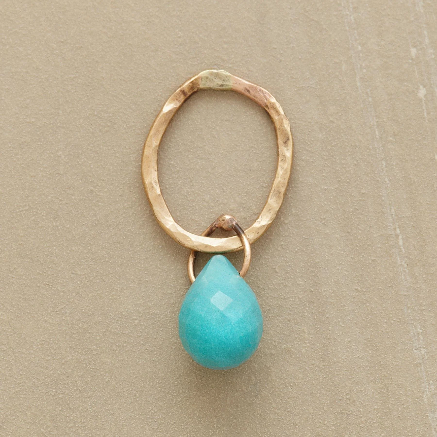 Faceted Birthstone Charms, Gold