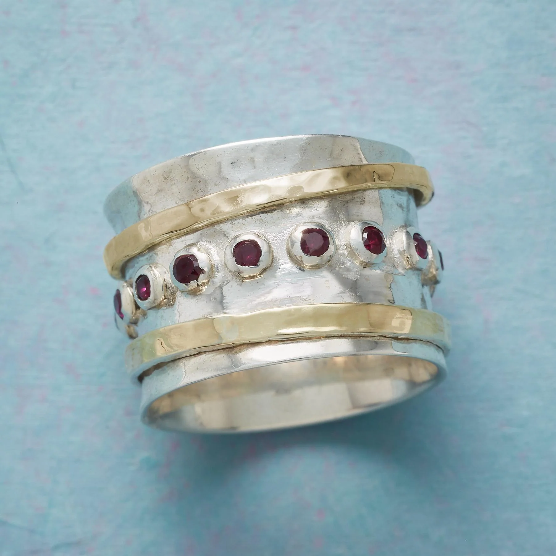 Belted Ruby Ring