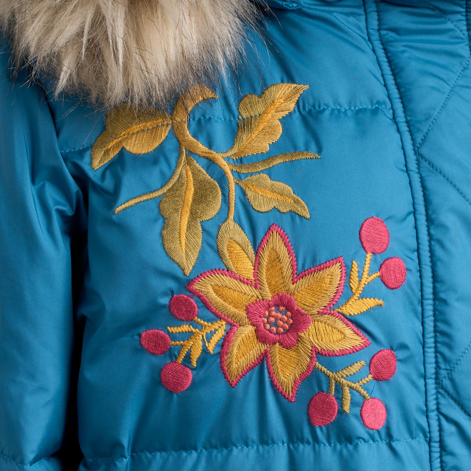 Snowflower Puffer Coat, Petite