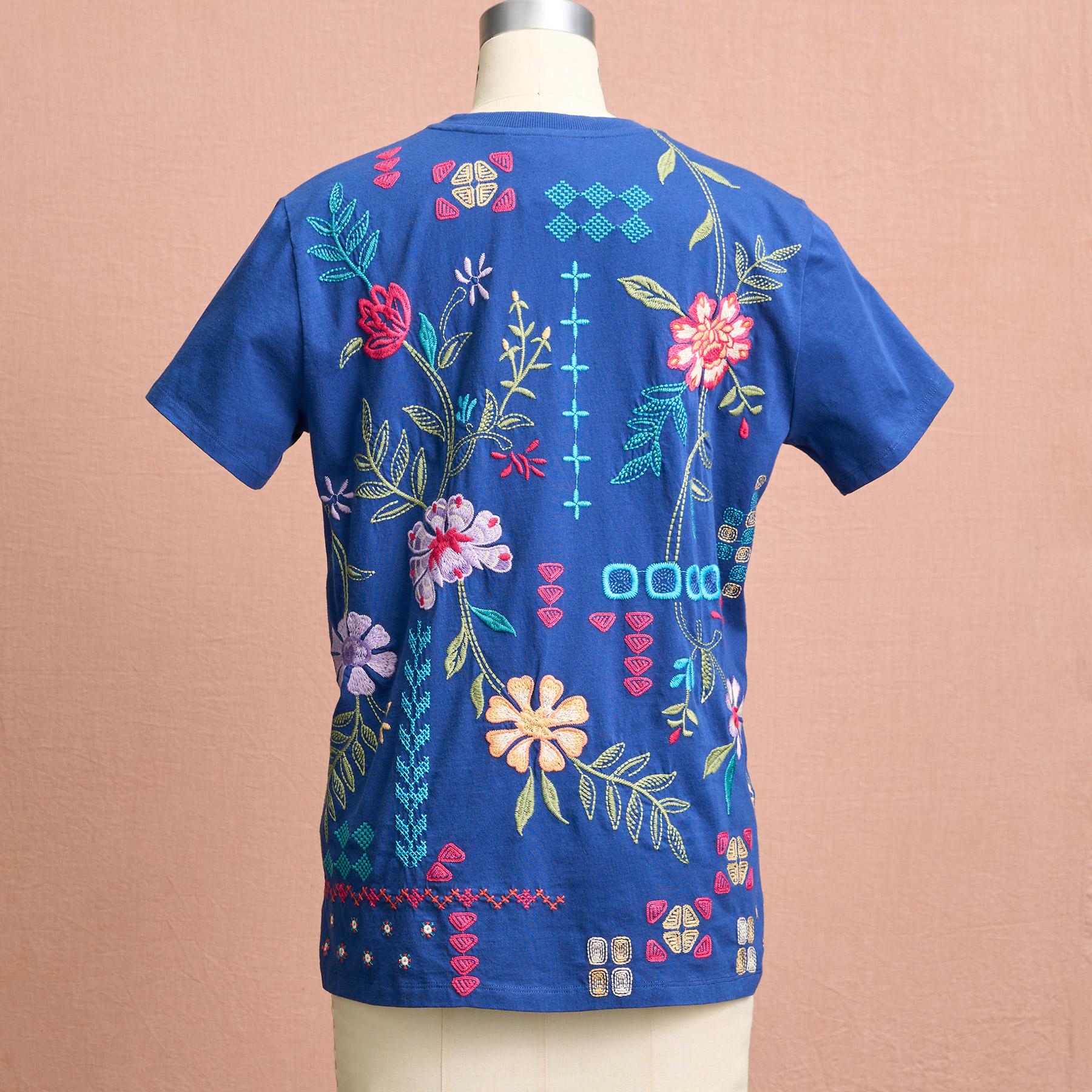 Katie Crewneck Tee, Petite