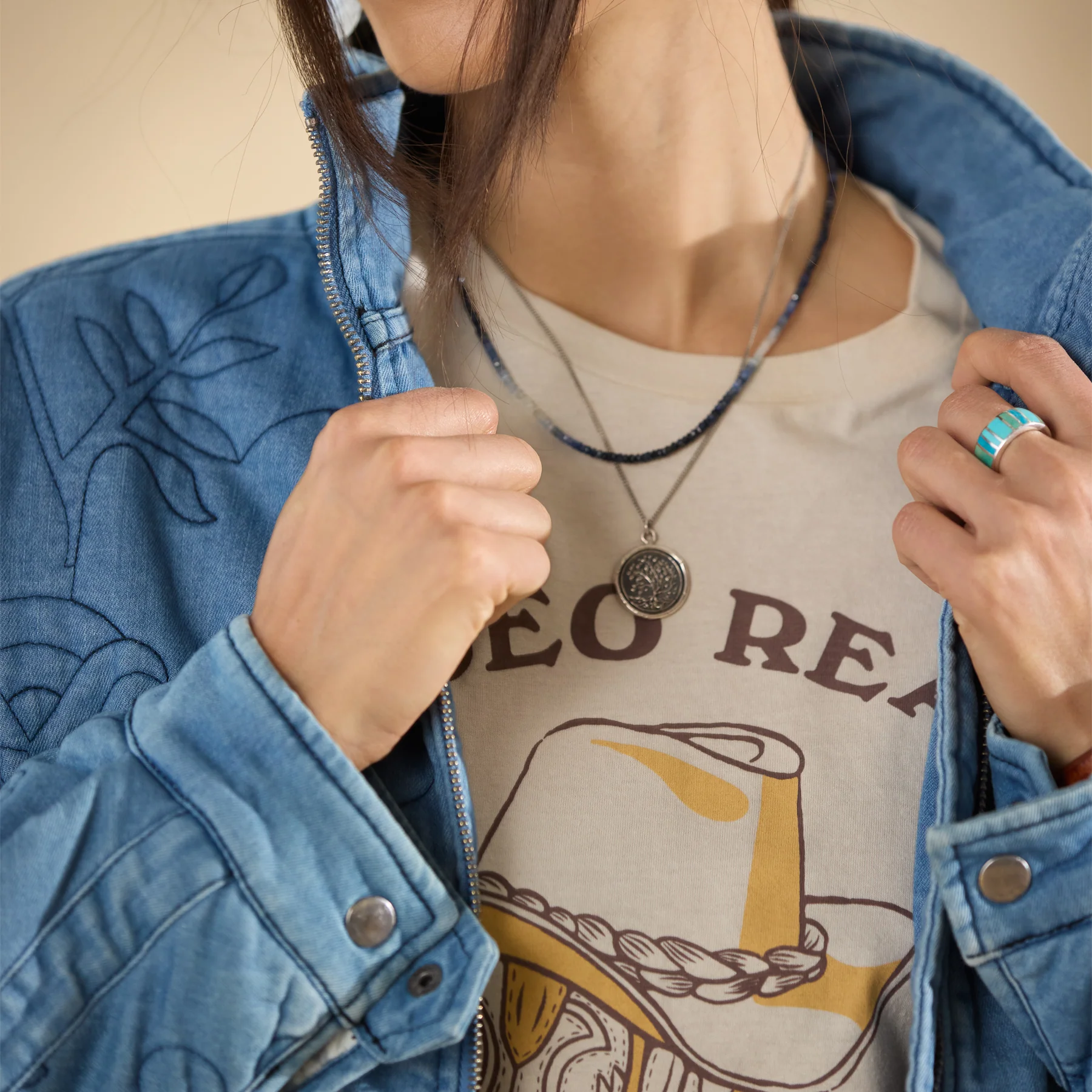 Nova Quilted Denim Jacket