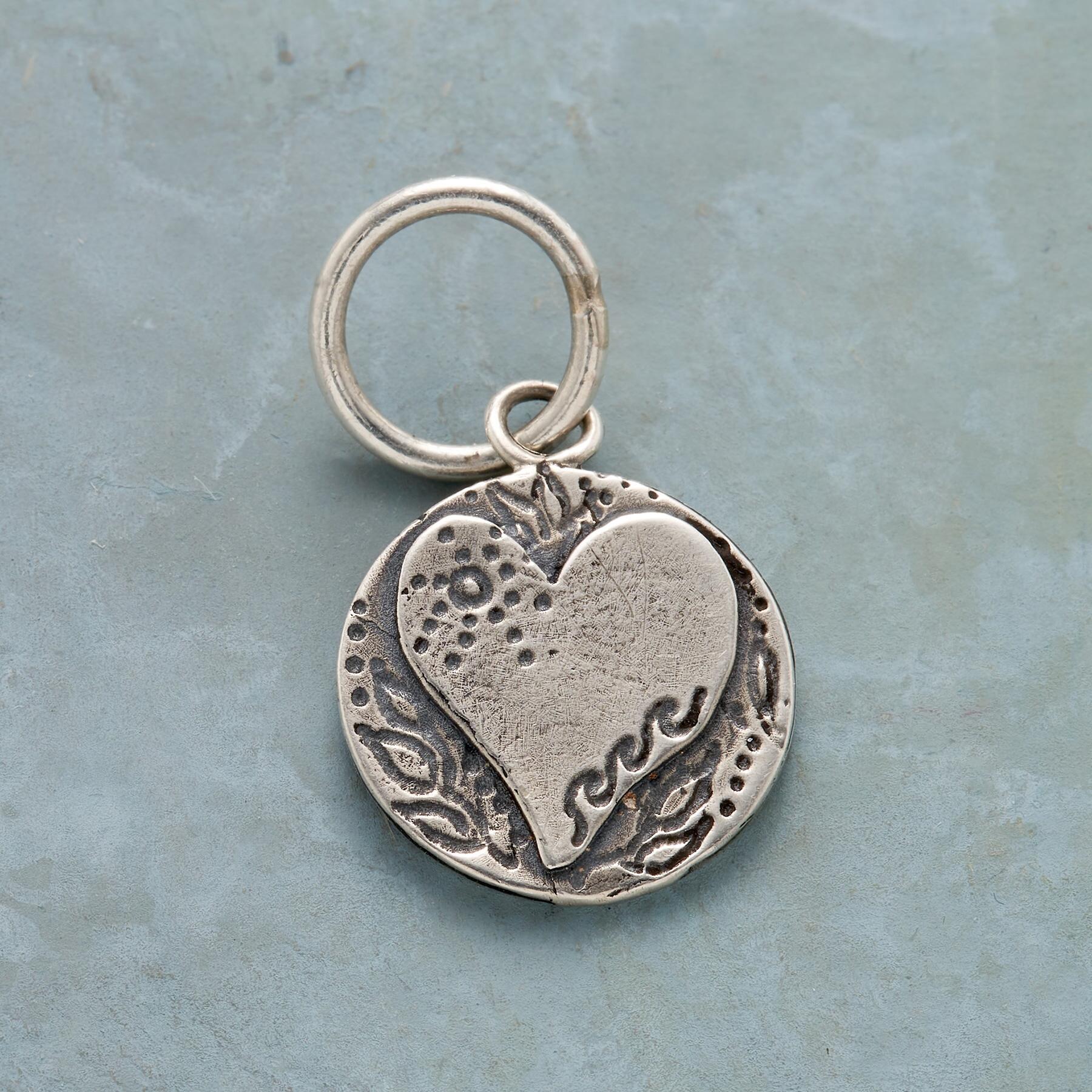 Silver Beloved Dog Angel Charm