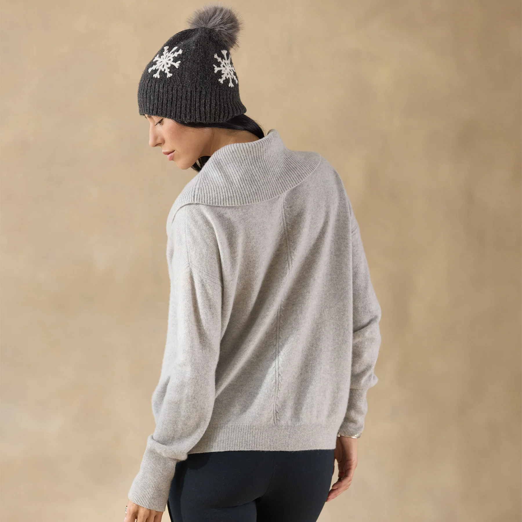 Giovanna Cashmere Cowlneck, Petite