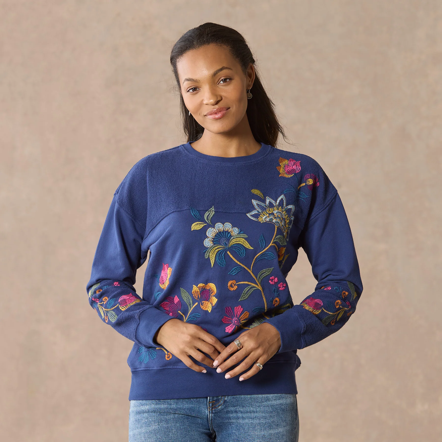 Vanessa Relaxed Sweatshirt, Petite