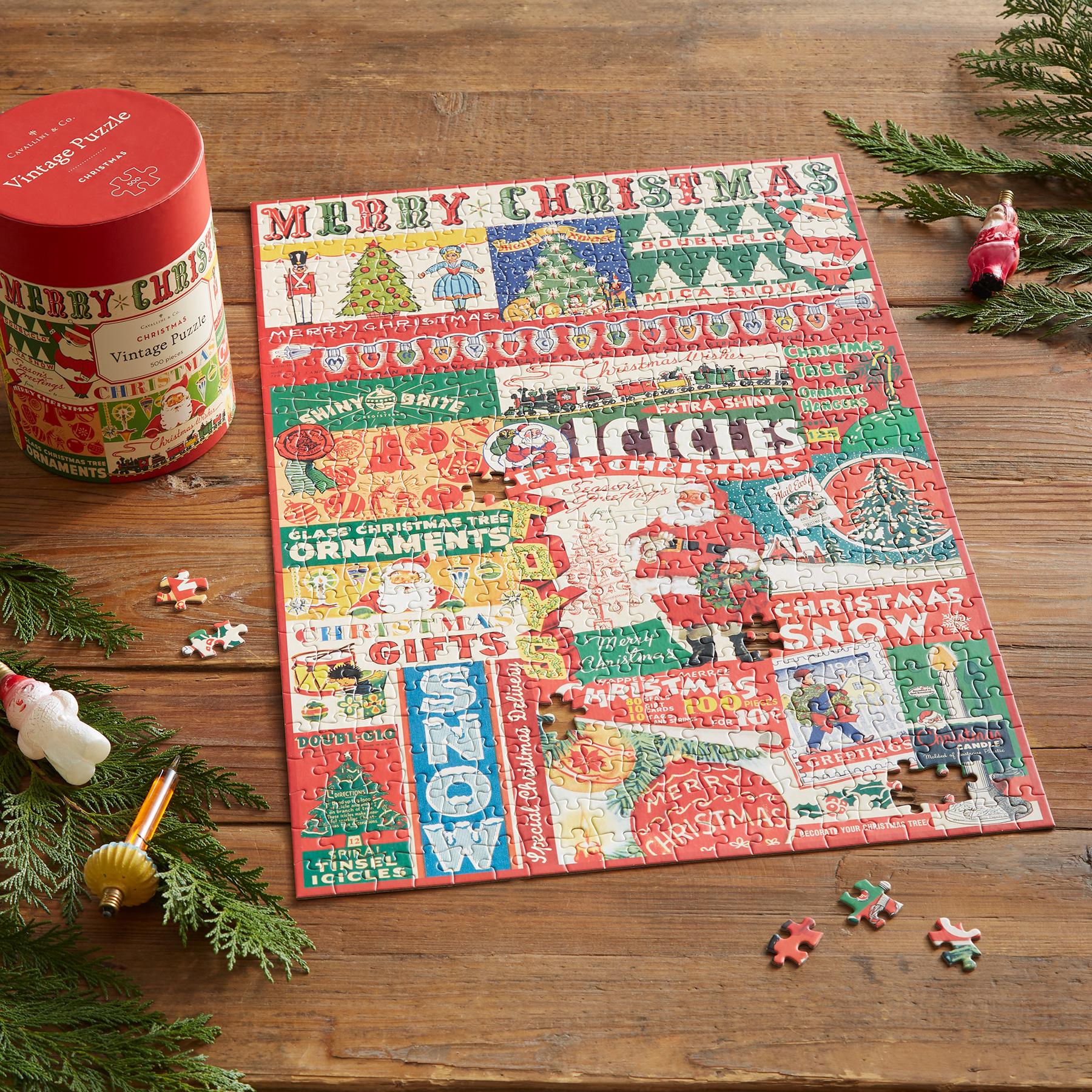 Vintage Christmas Puzzle