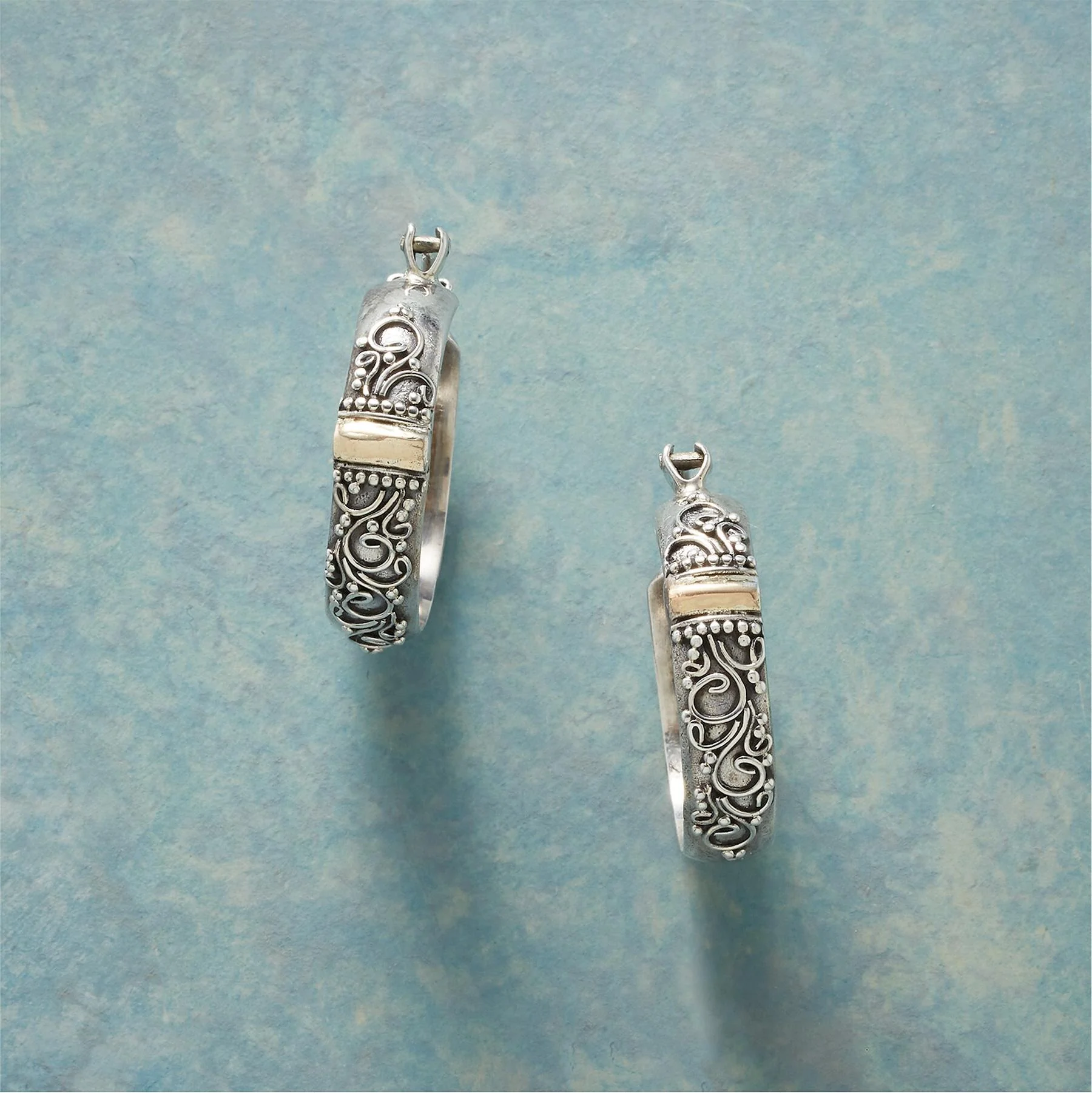 Filigree Hoop Earrings